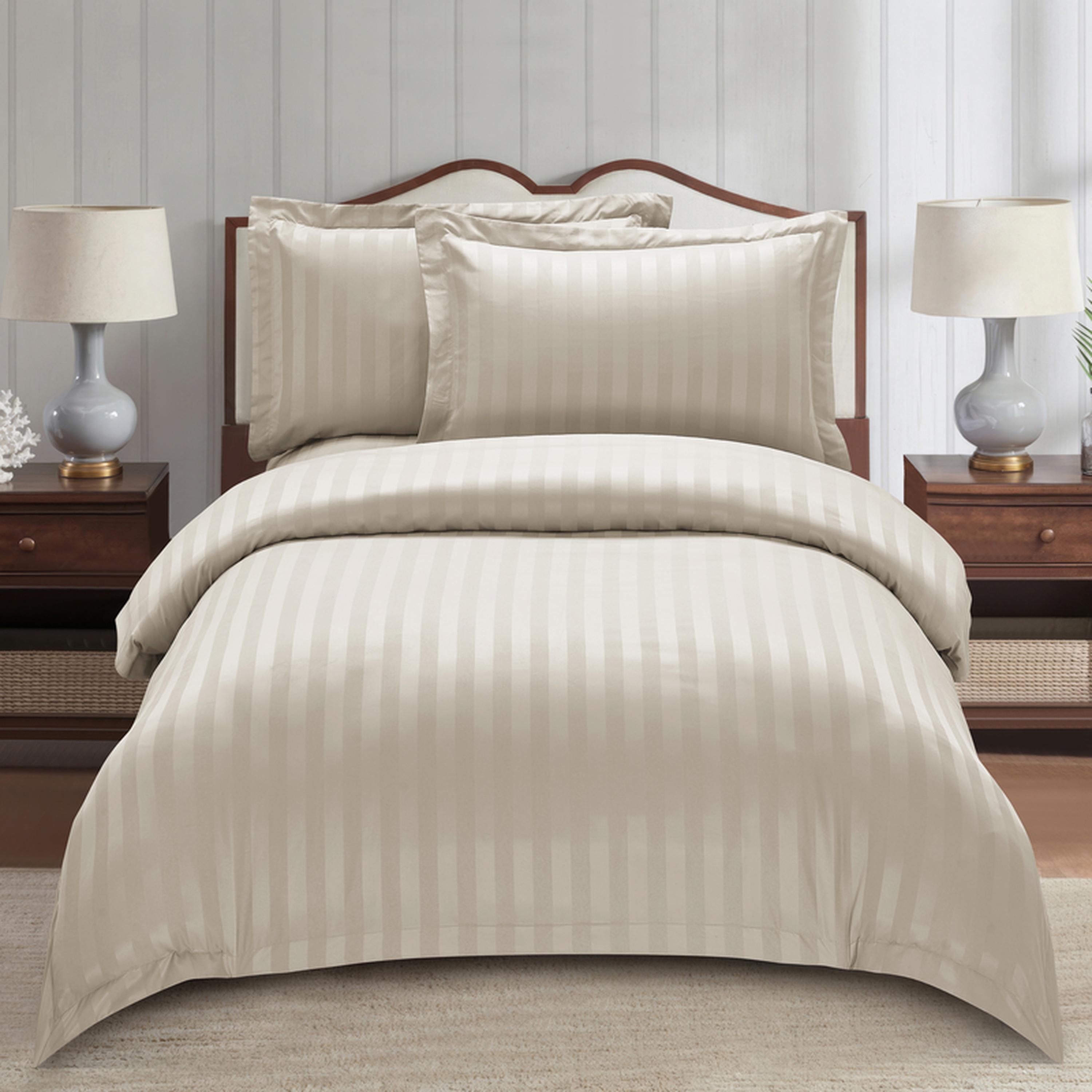 طقم غطاء لحاف مفرد مقلم 4 قطع من دونتيلا - 170x230 سم-household-bedding-duvetandcovers-duvetcovers-image-15