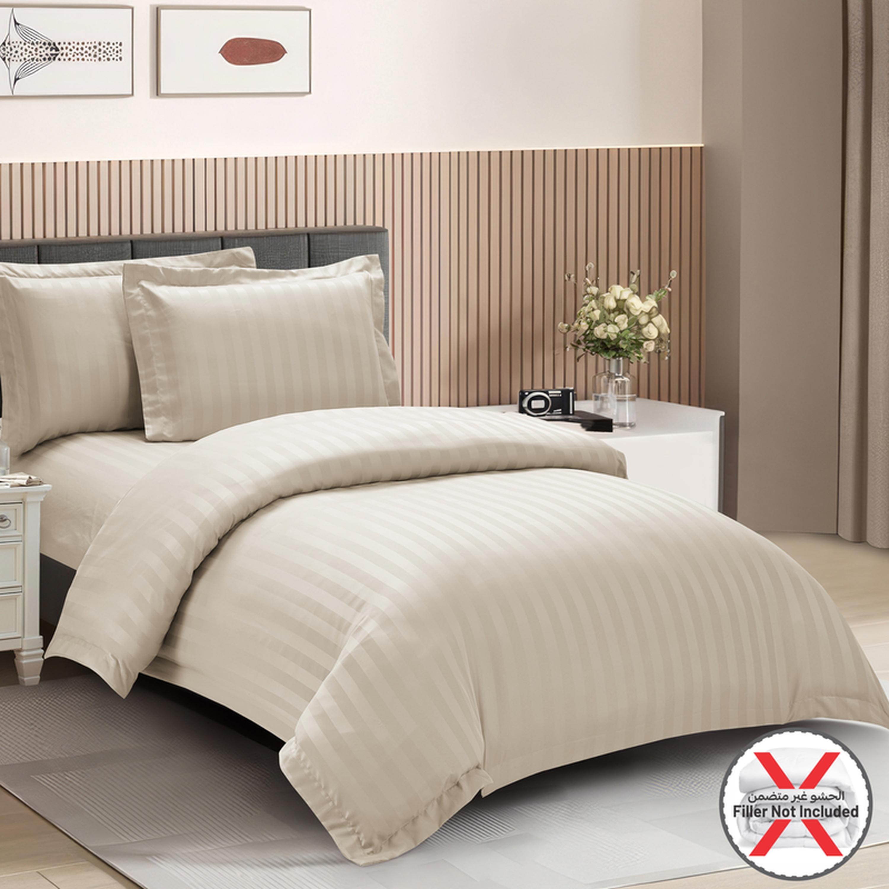 طقم غطاء لحاف مفرد مقلم 4 قطع من دونتيلا - 170x230 سم-household-bedding-duvetandcovers-duvetcovers-image-16