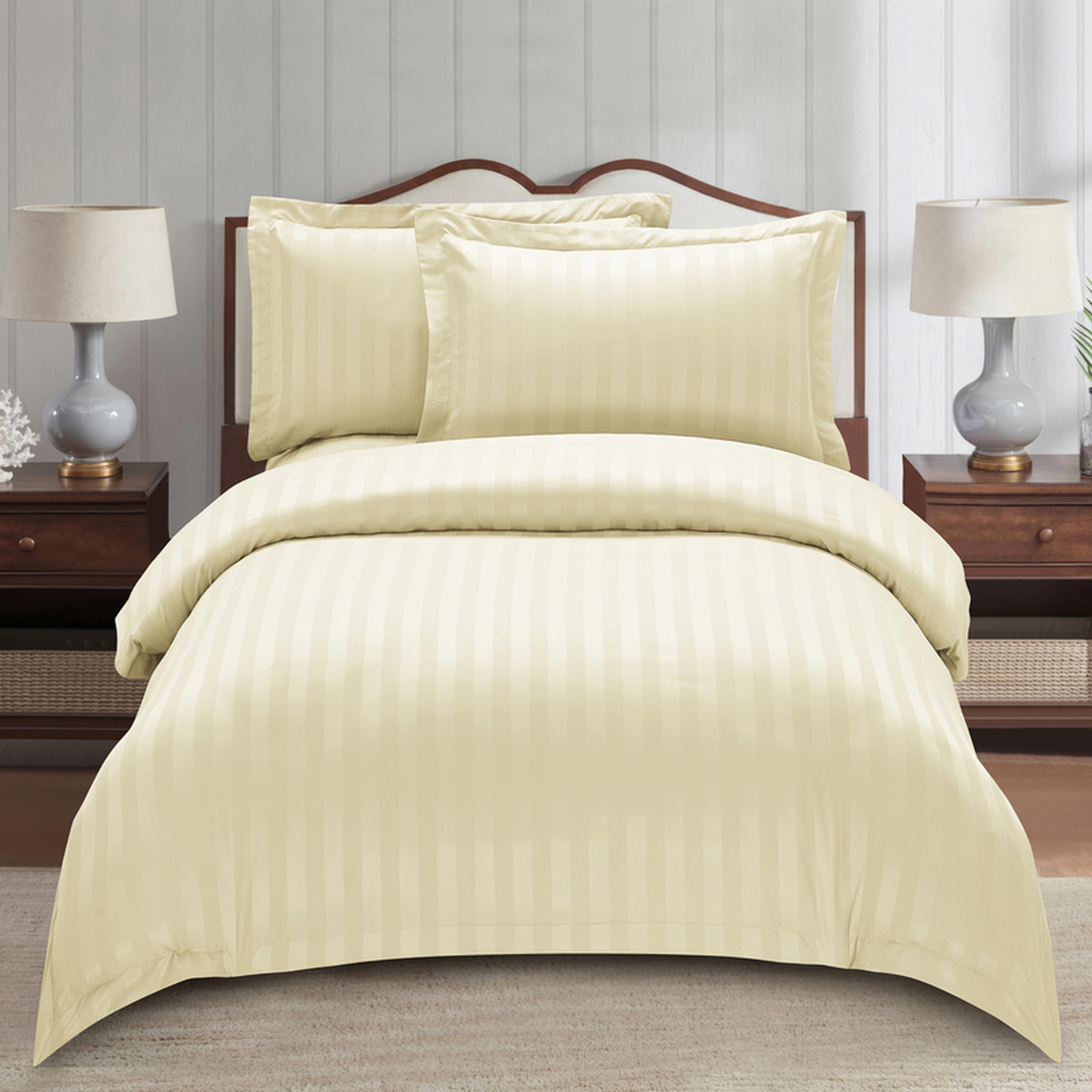 طقم غطاء لحاف مفرد مقلم 4 قطع من دونتيلا - 170x230 سم-household-bedding-duvetandcovers-duvetcovers-image-22