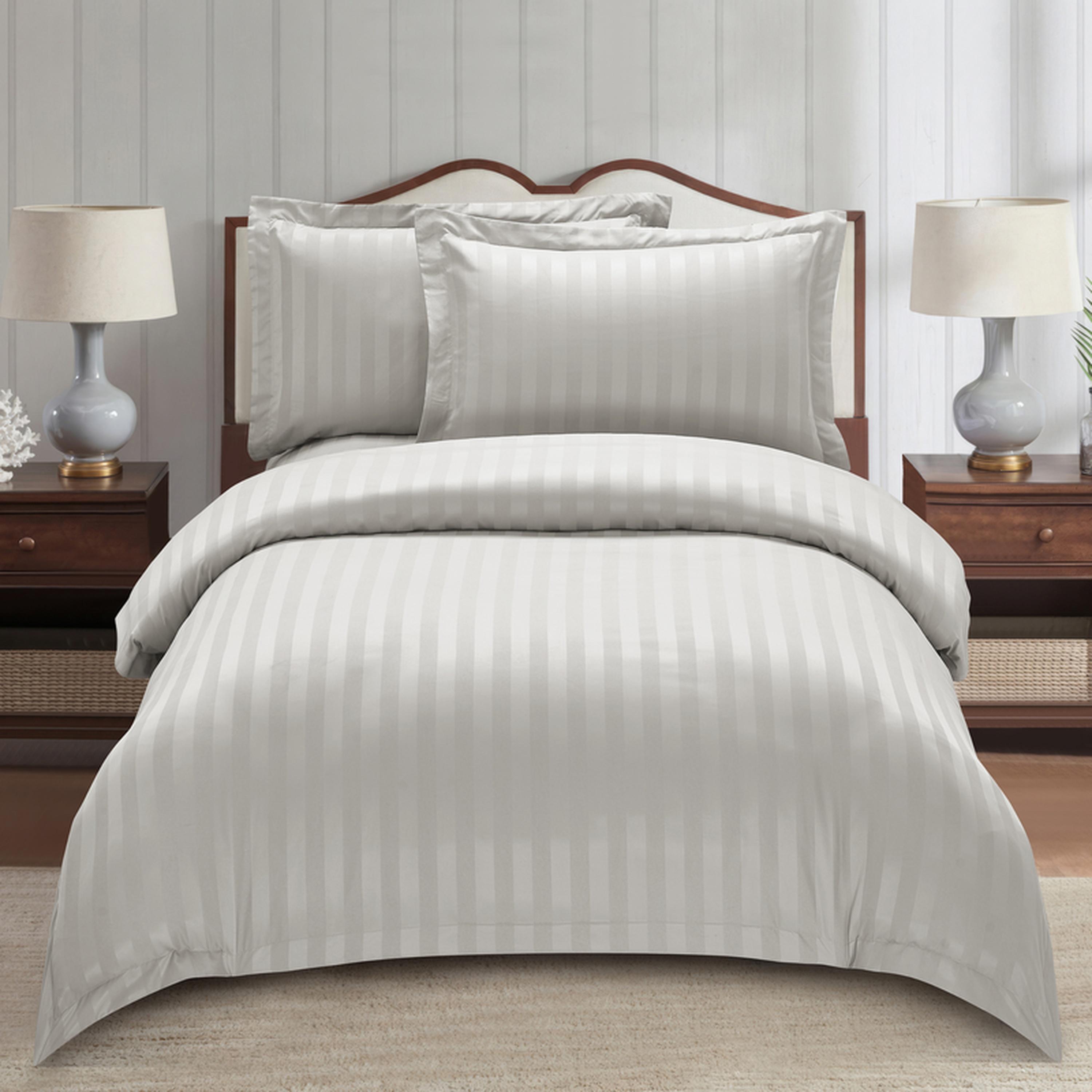 طقم غطاء لحاف مفرد مقلم 4 قطع من دونتيلا - 170x230 سم-household-bedding-duvetandcovers-duvetcovers-image-29