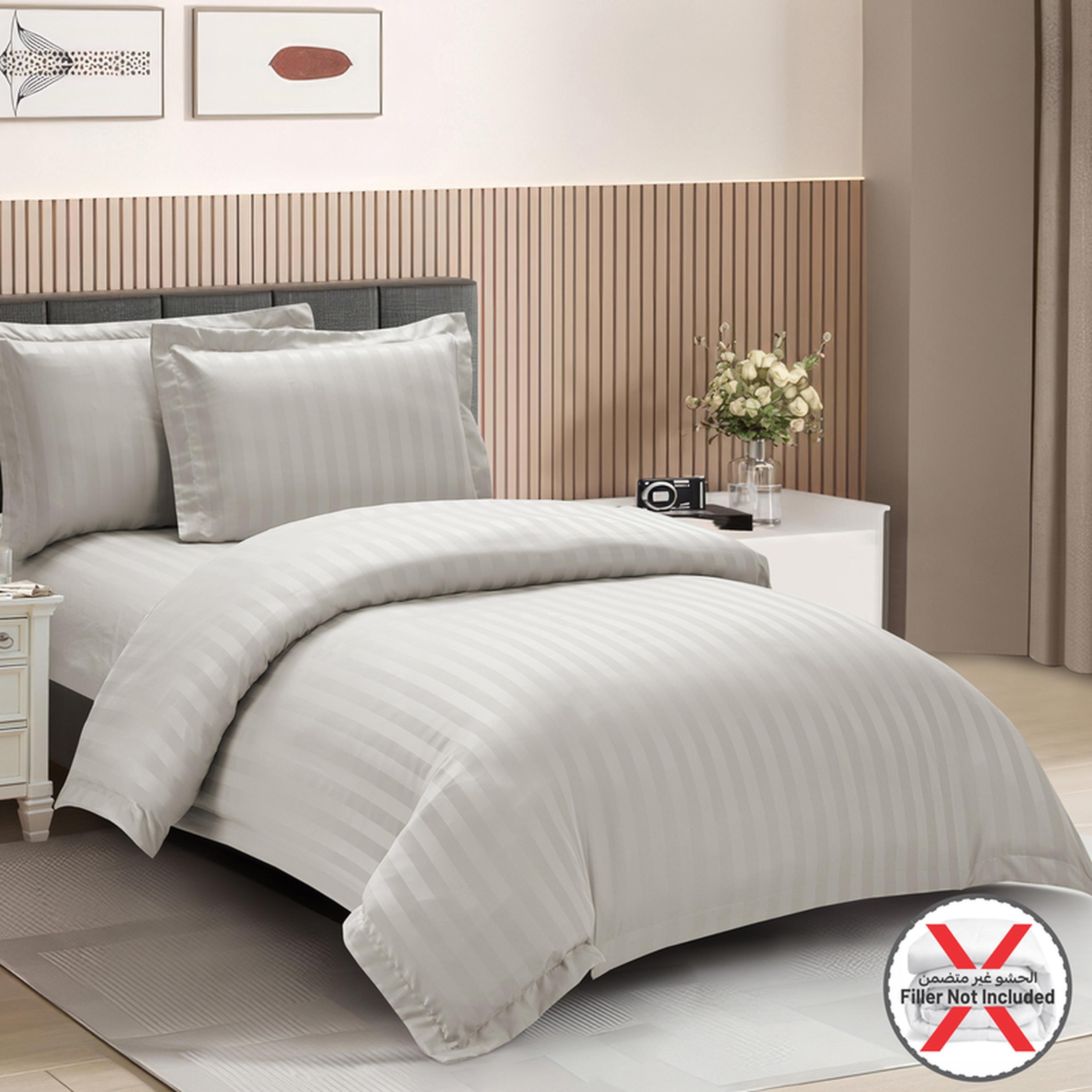 طقم غطاء لحاف مفرد مقلم 4 قطع من دونتيلا - 170x230 سم-household-bedding-duvetandcovers-duvetcovers-image-30