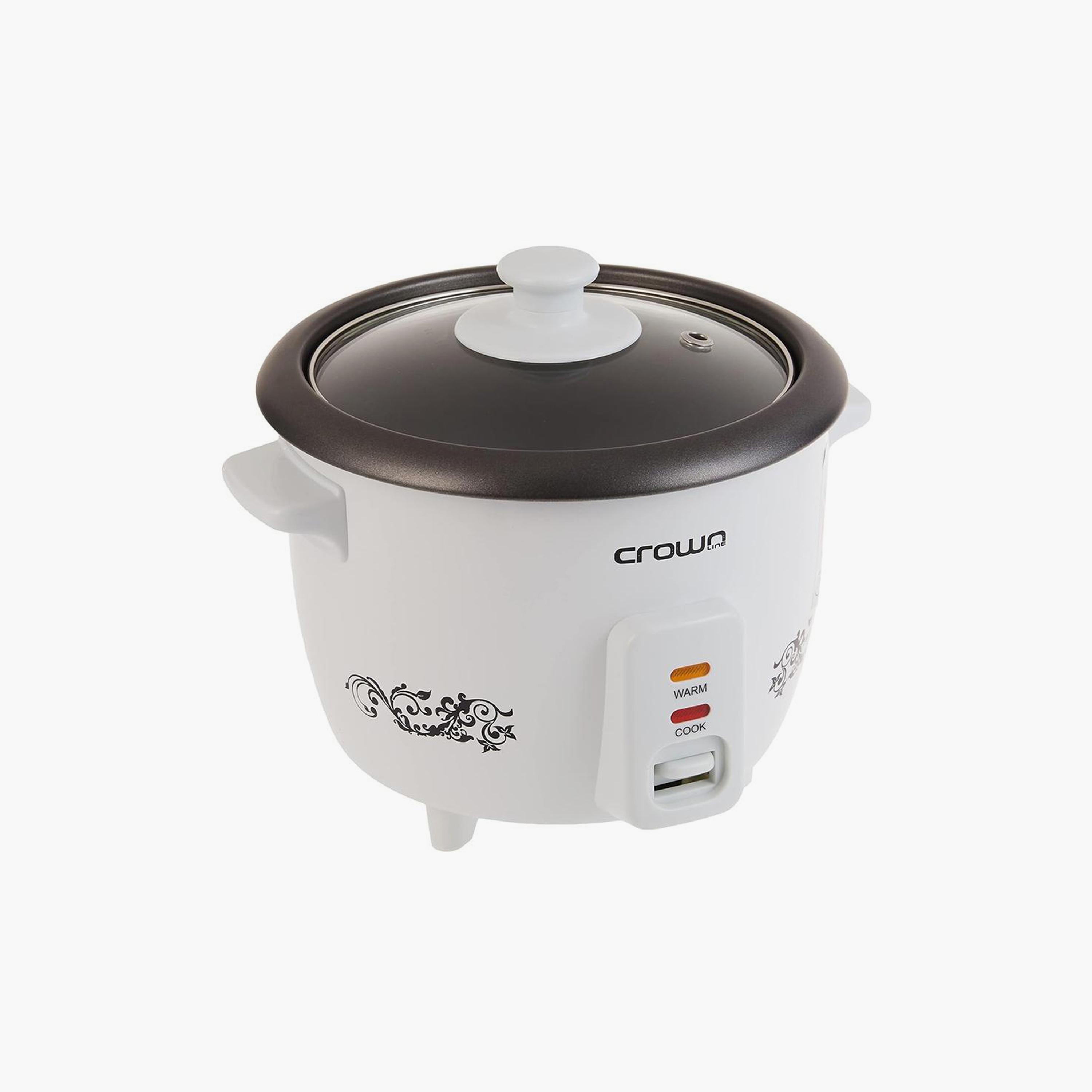 كراون لاين قدر طبخ الأرز مع باخرة 300 واط+طهي 0.6 لتر 1.0 لتر | RC-168-household-appliances-kitchenappliances-electriccookers-image-1