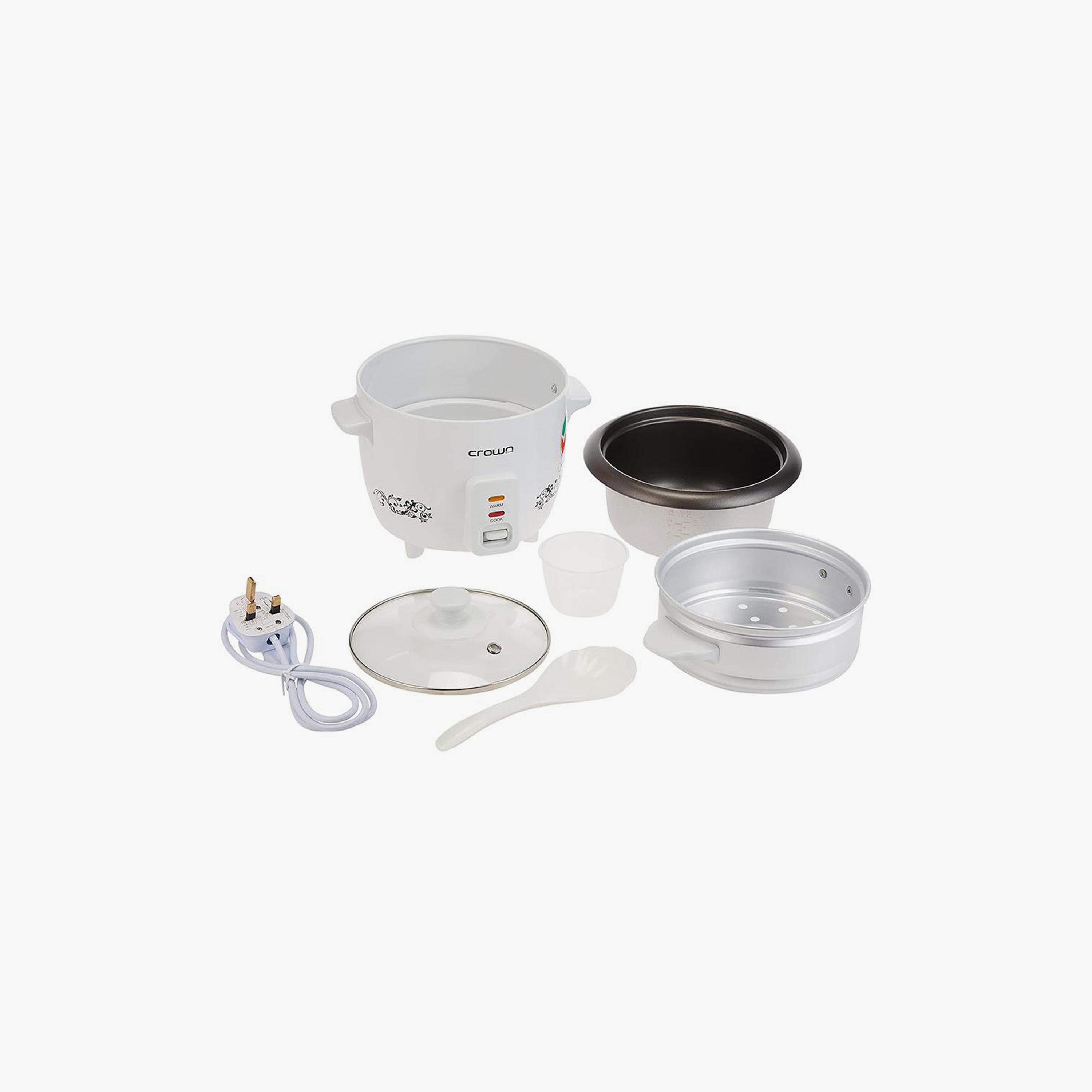كراون لاين قدر طبخ الأرز مع باخرة 300 واط+طهي 0.6 لتر 1.0 لتر | RC-168-household-appliances-kitchenappliances-electriccookers-image-2