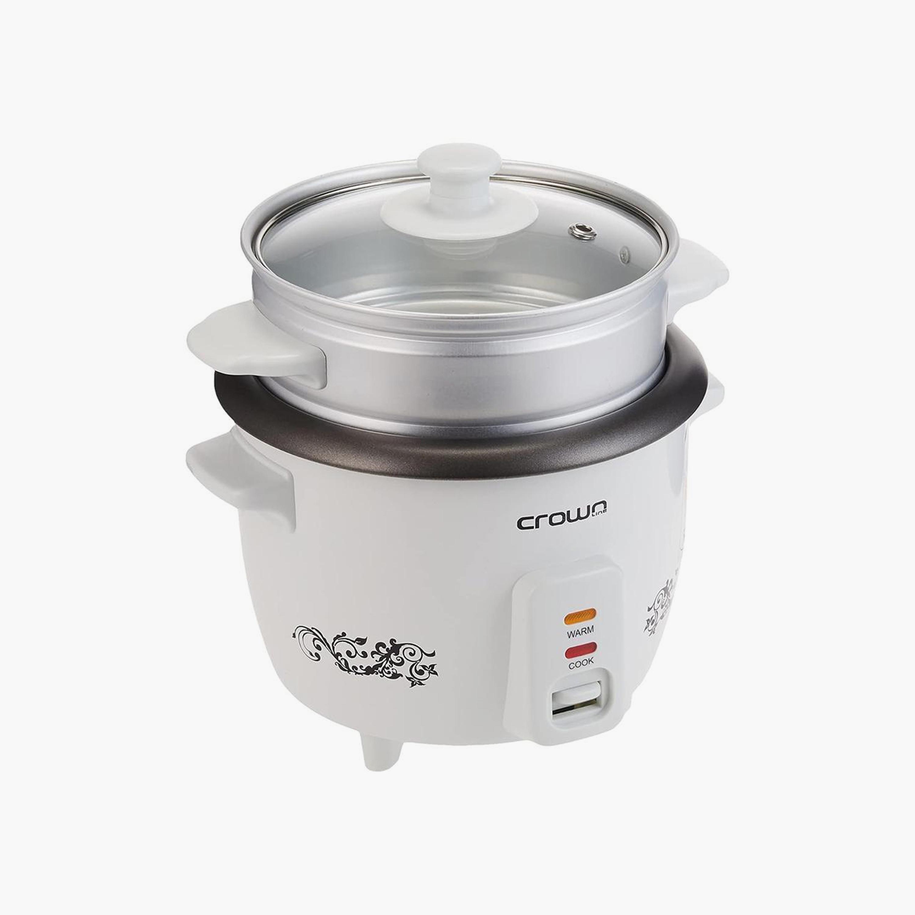 كراون لاين قدر طبخ الأرز مع باخرة 300 واط+طهي 0.6 لتر 1.0 لتر | RC-168-household-appliances-kitchenappliances-electriccookers-image-3