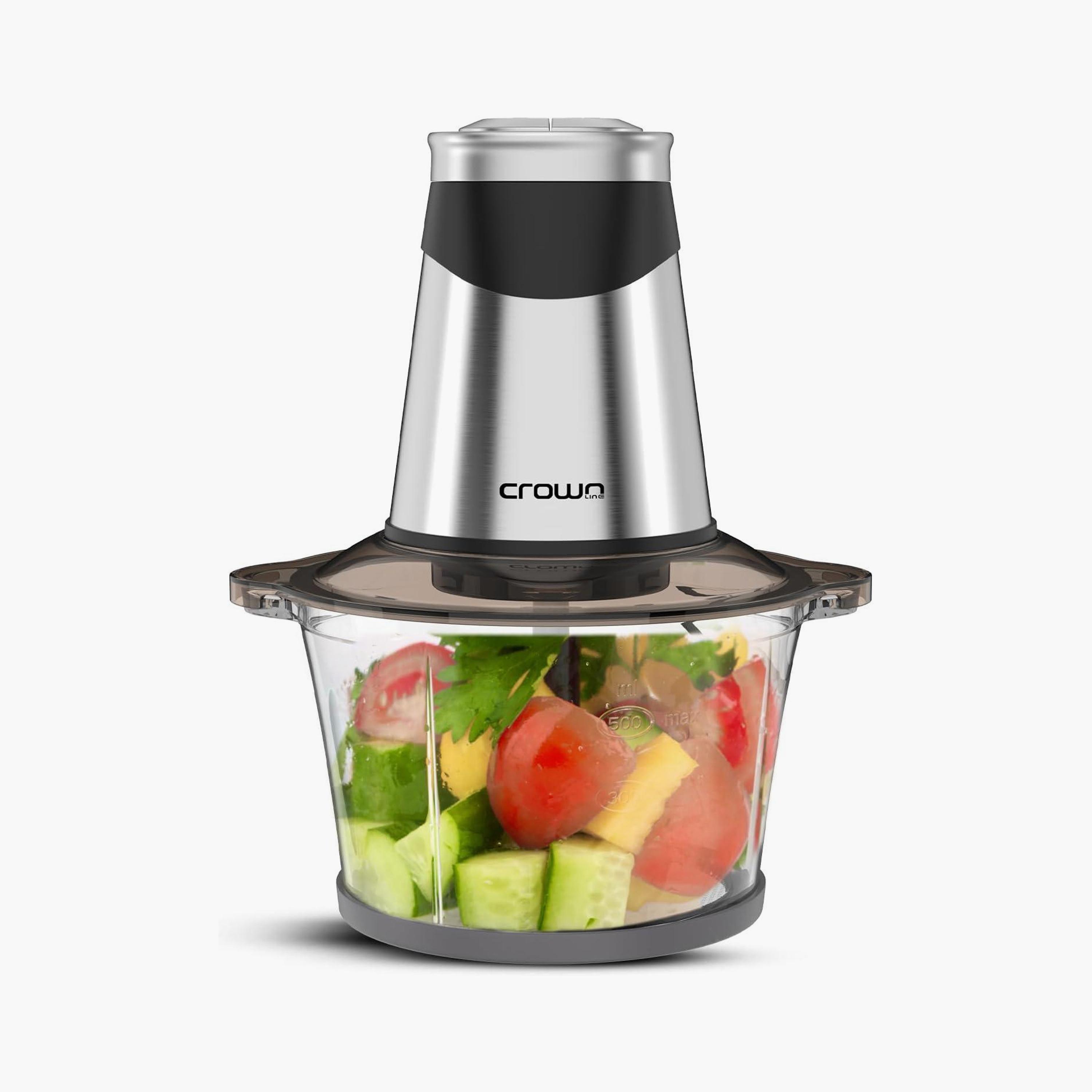 كراون لاين مفرمة وطاحونة طعام كهربائية 300-500 واط 4 شفرات ستانلس ستيل | GC 275-household-appliances-kitchenappliances-foodprocessors-image-1