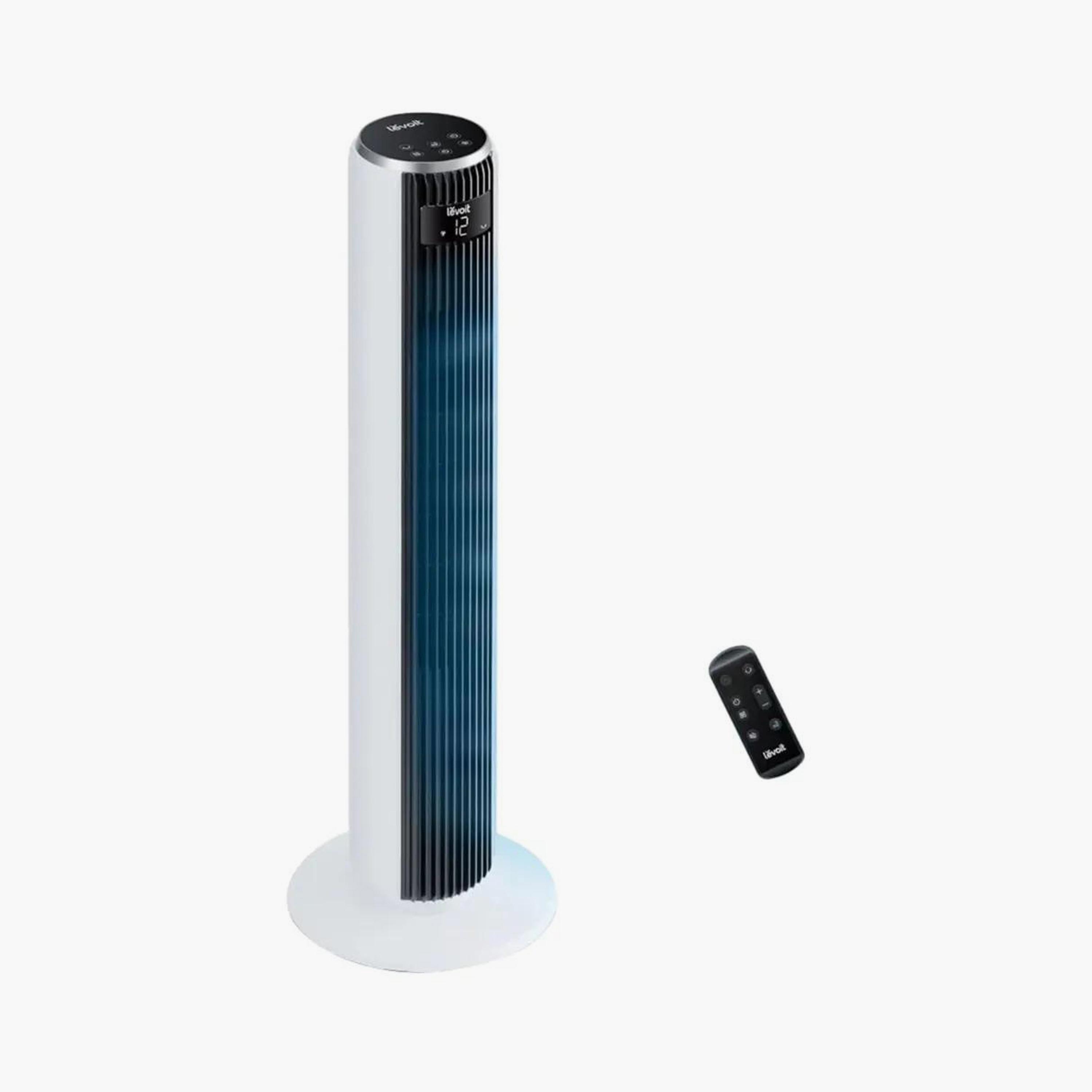 Levoit Classic 36inch Tower Fan Brushless DC Motor | LTF-F361-WAE-household-appliances-homeappliances-fans-image-1