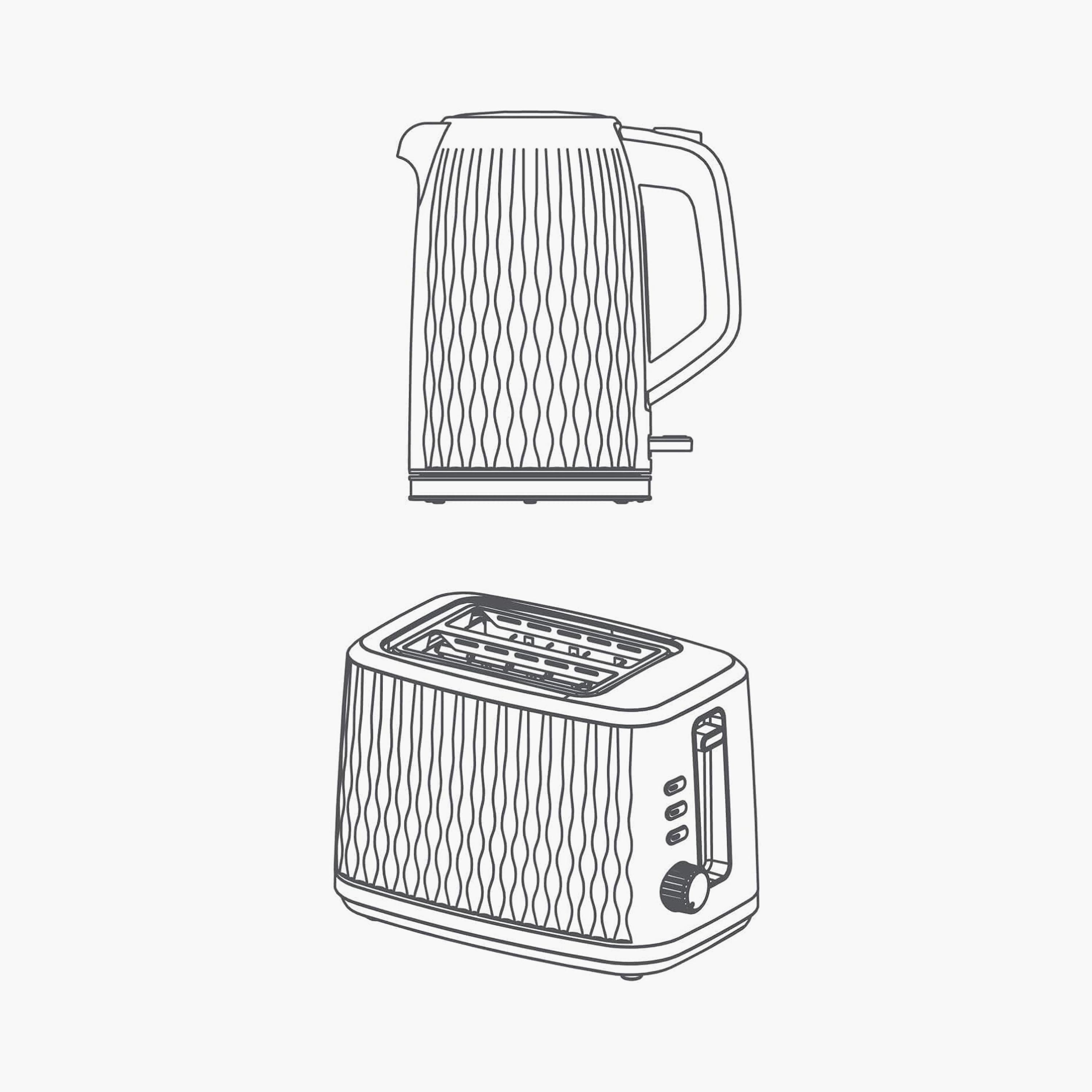 بلاك آند ديكر طقم إفطار أسود | BD-MBF90-B5-household-appliances-kitchenappliances-toasters-image-2