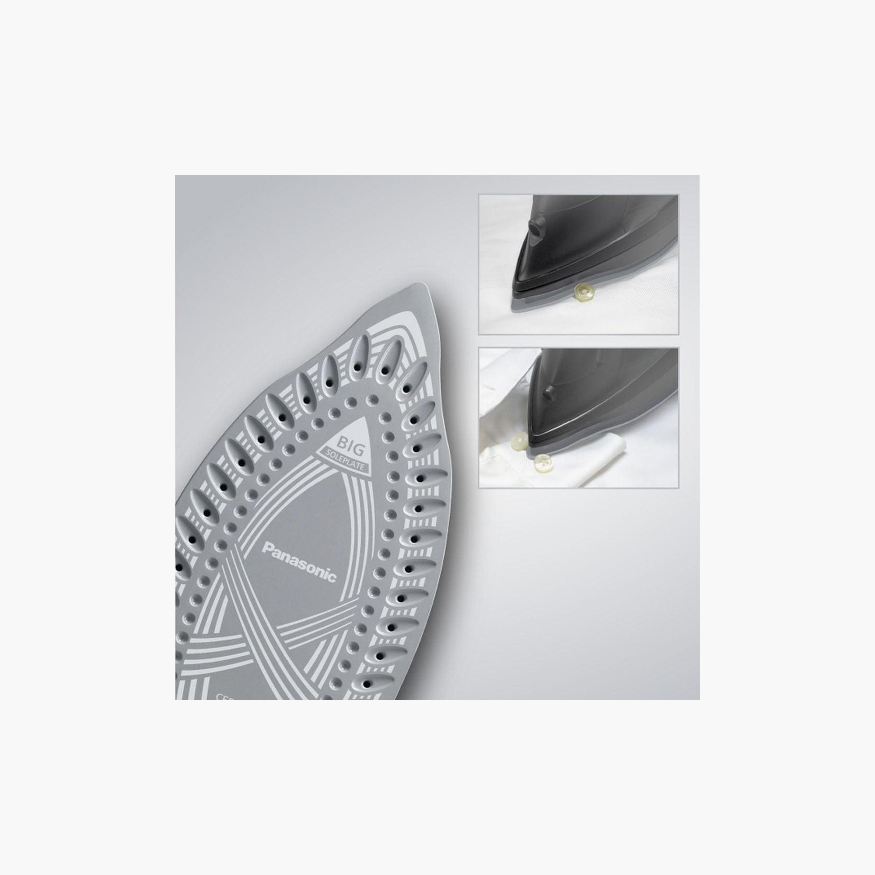Panasonic Steam Iron Black | NI-JU900KTH-household-appliances-homeappliances-ironandsteamers-image-3
