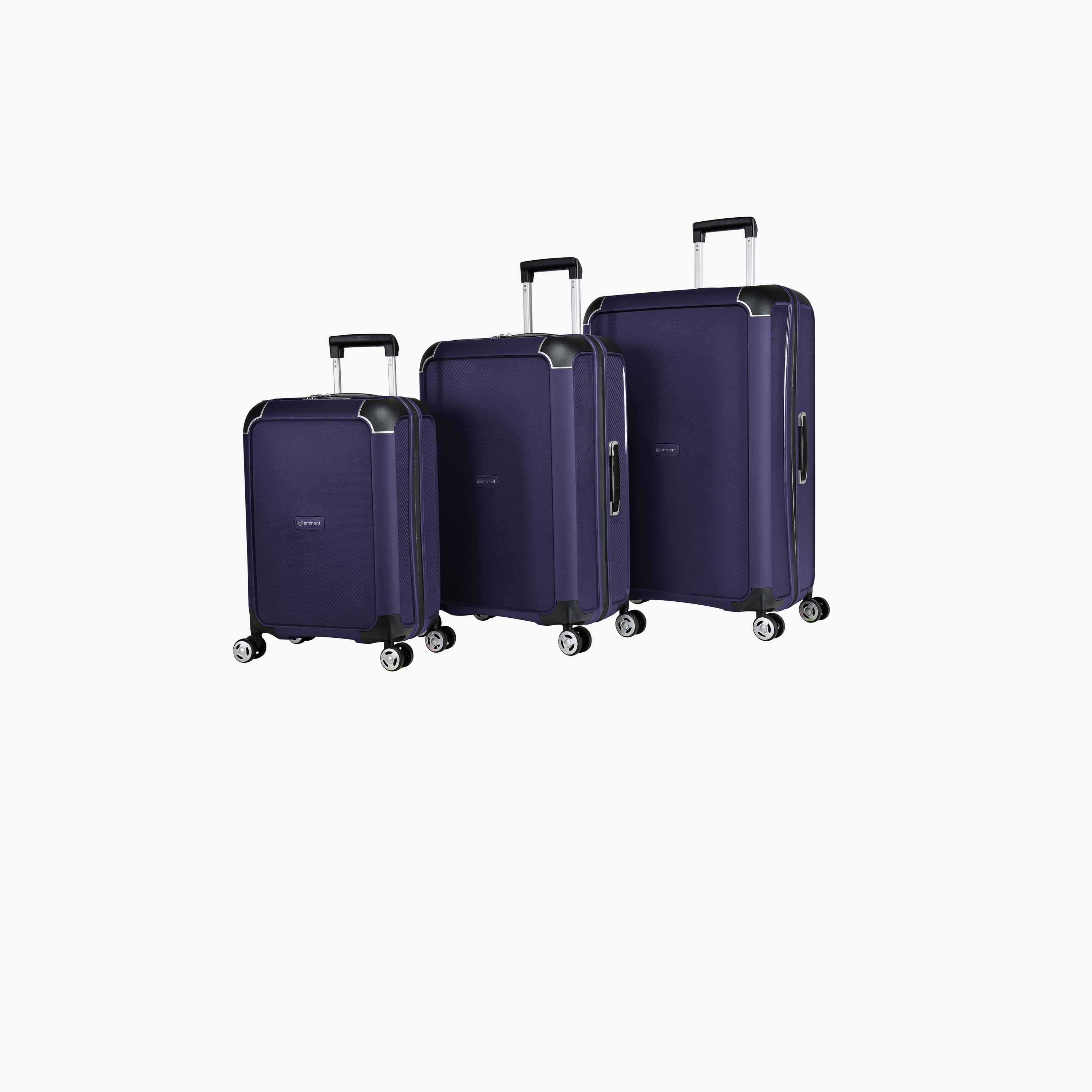 اميننت - طقم شنط سفر 3 قطع من البولي بروبيلين بأرلع عجلات دوارة قفل إدارة أمن النقل-travel-luggagesandbags-luggage-image-1