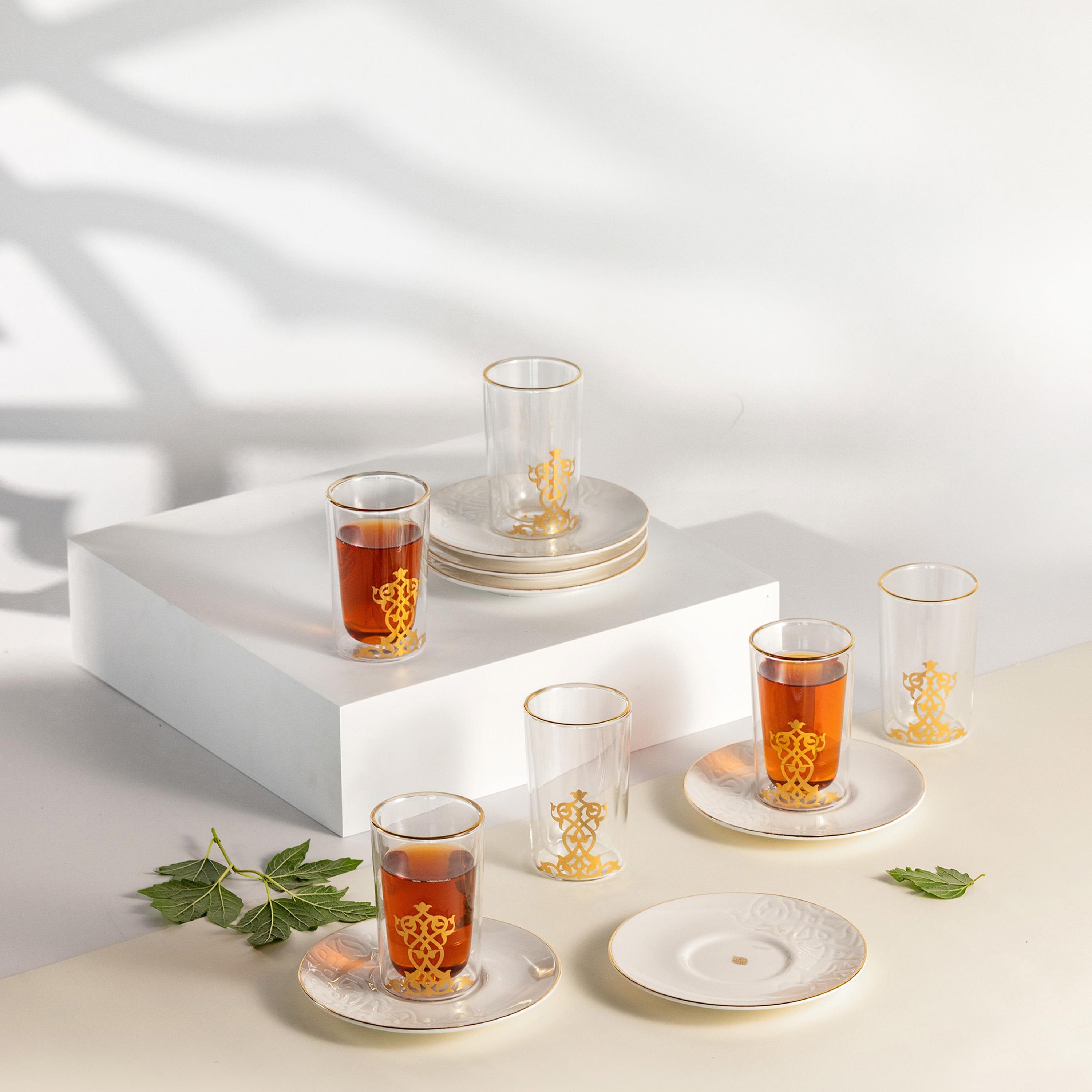 طقم شاي زجاج 12 قطعة من أوتانتيك-household-dining-teaandcoffee-teaandcoffeesets-image-1