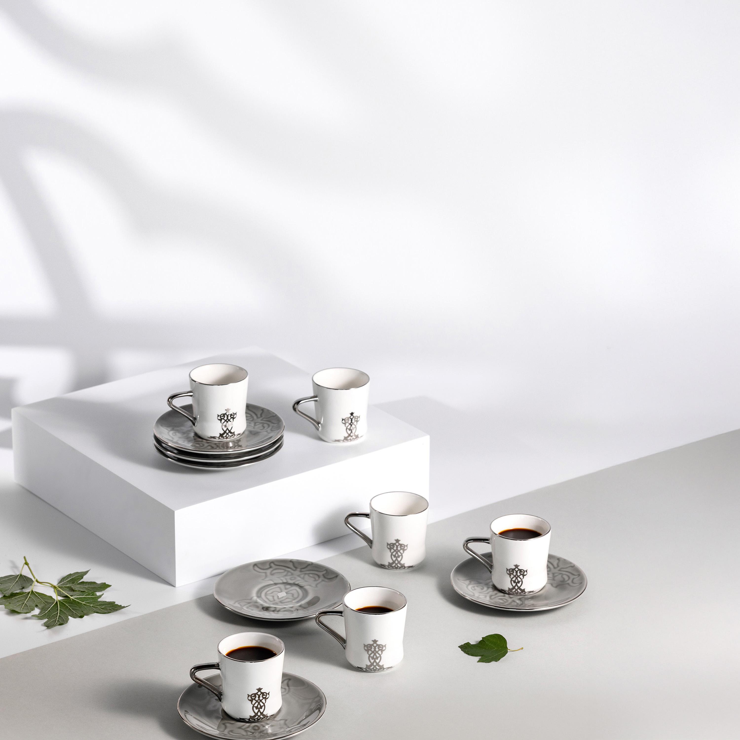 طقم فناجين وصحون بورسلان 12 قطعة من أوتانتيك-household-dining-teaandcoffee-teaandcoffeesets-image-1