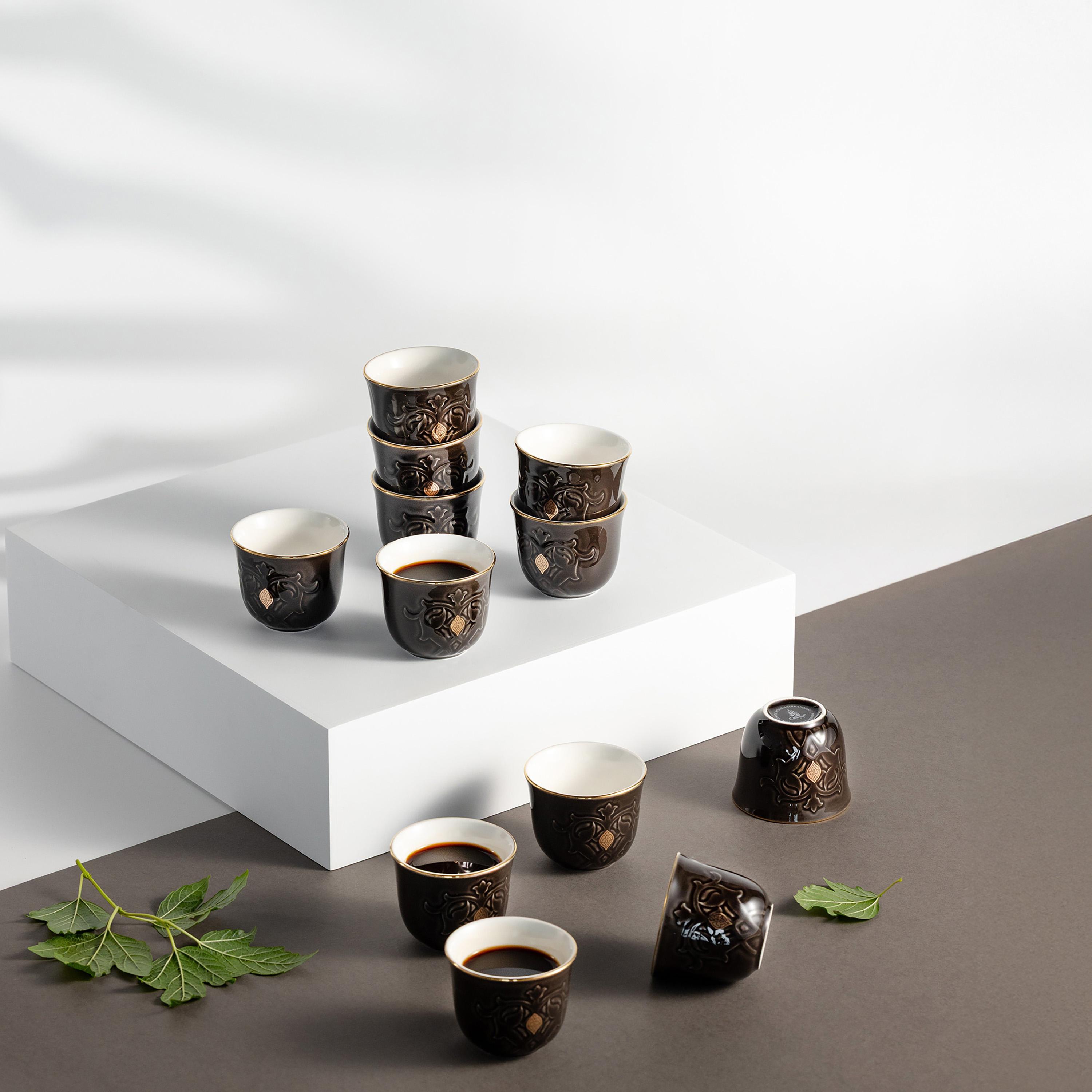 طقم فناجين قهوة بورسلان 12 قطعة من أوتانتيك-household-dining-teaandcoffee-teaandcoffeesets-image-1