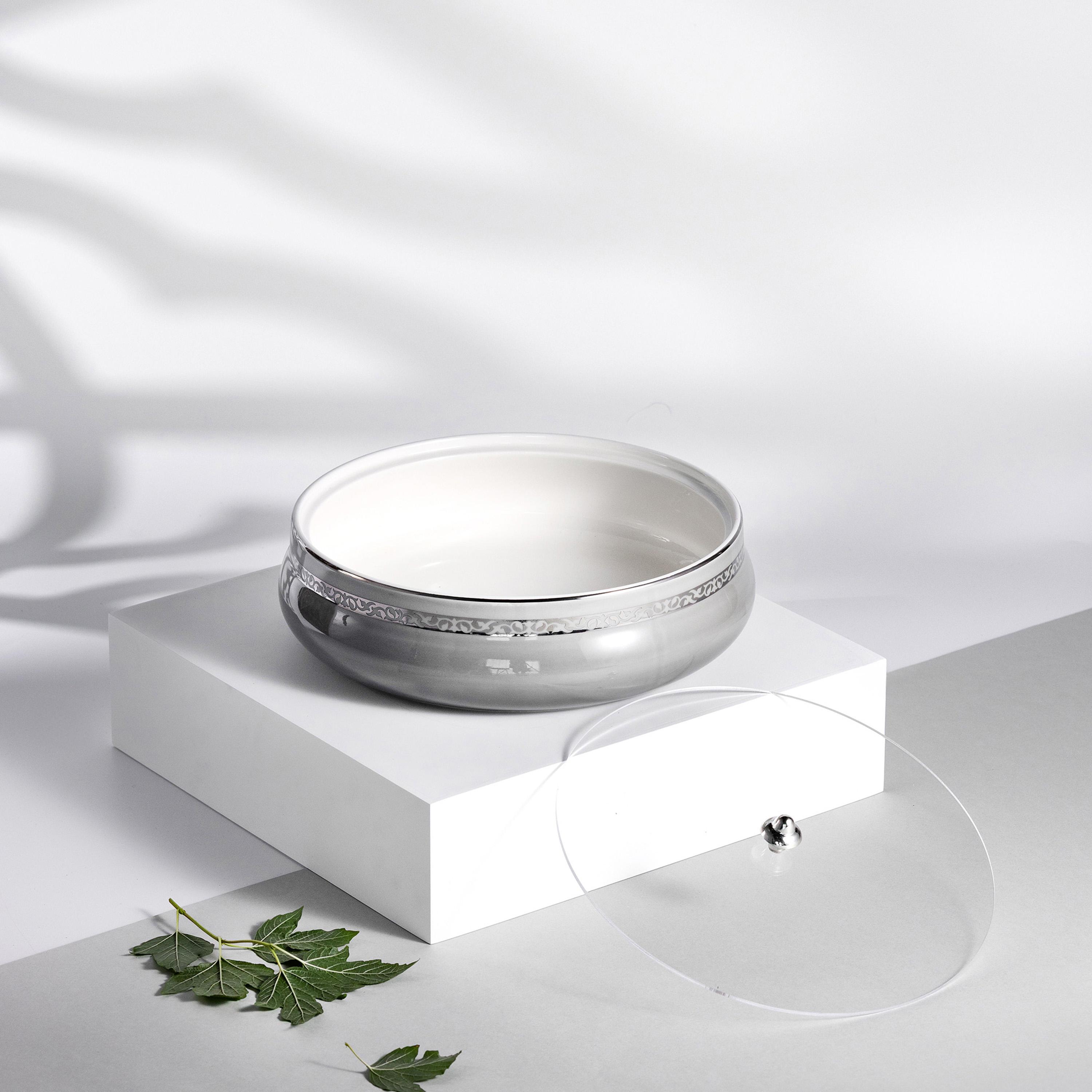 وعاء تقديم ديكور بغطاء من أوتانتيك-household-dining-dinnerware-bowls-image-1