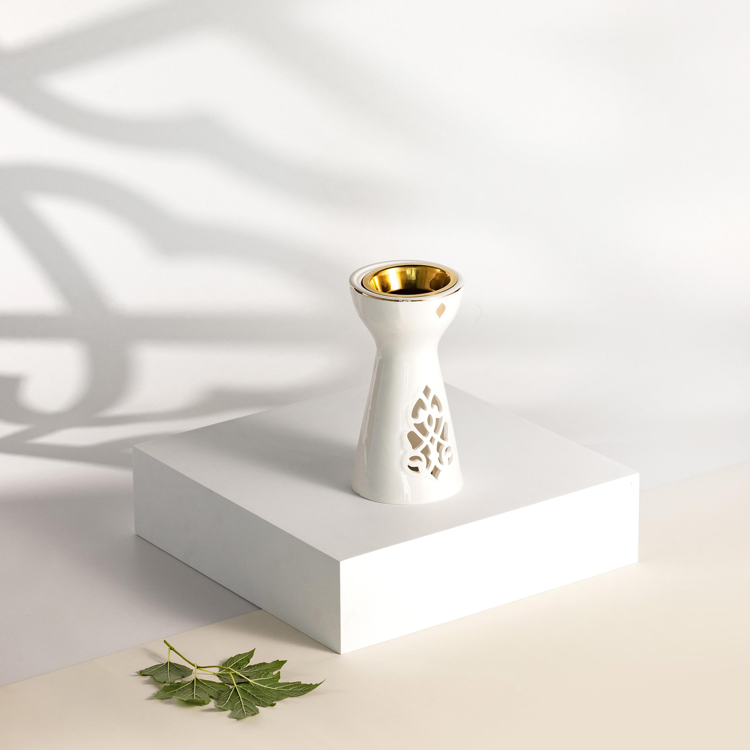 Otantik Ceramic Incense Burner - 5x15 cms-household-homefragrance-burners-image-1