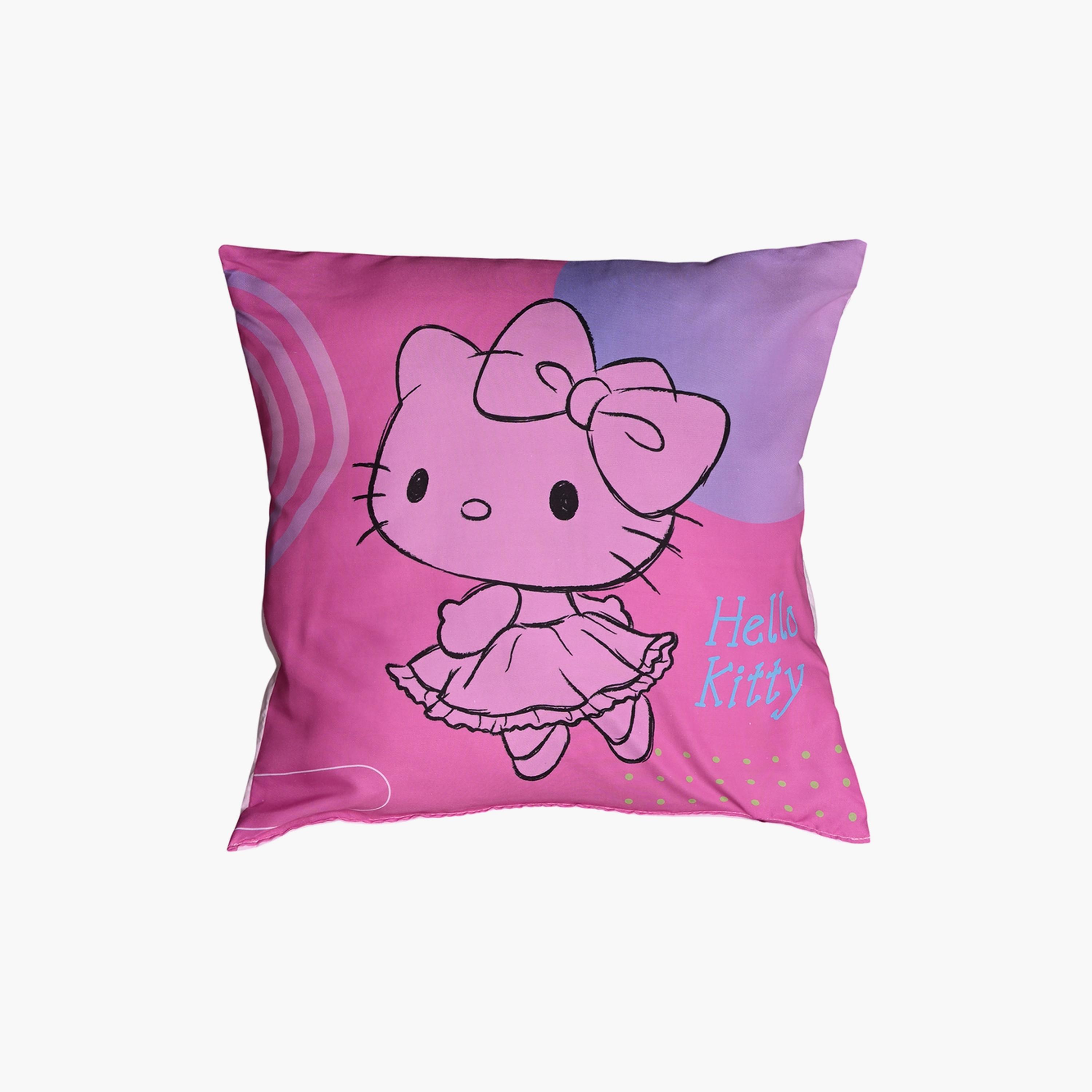 Hello Kitty 5-In-1 Bnb Comforter Set, Brushed Microfiber With Polyester Shell, Pink-baby-nursery-blanketsandswaddles-receivingblankets-image-3