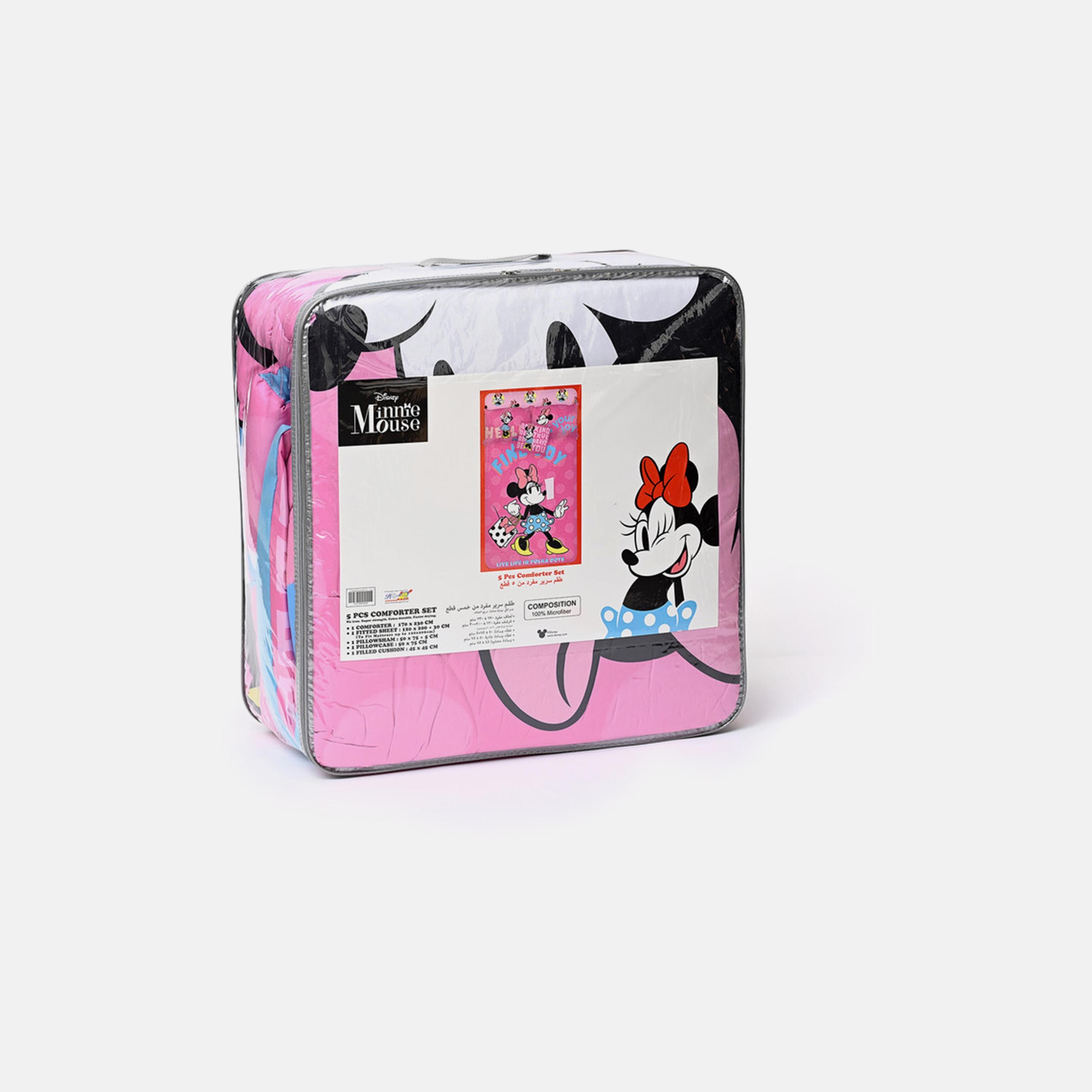 Minnie Mouse 5-in-1 BNB Comforter Set - Pink-baby-nursery-blanketsandswaddles-receivingblankets-image-3