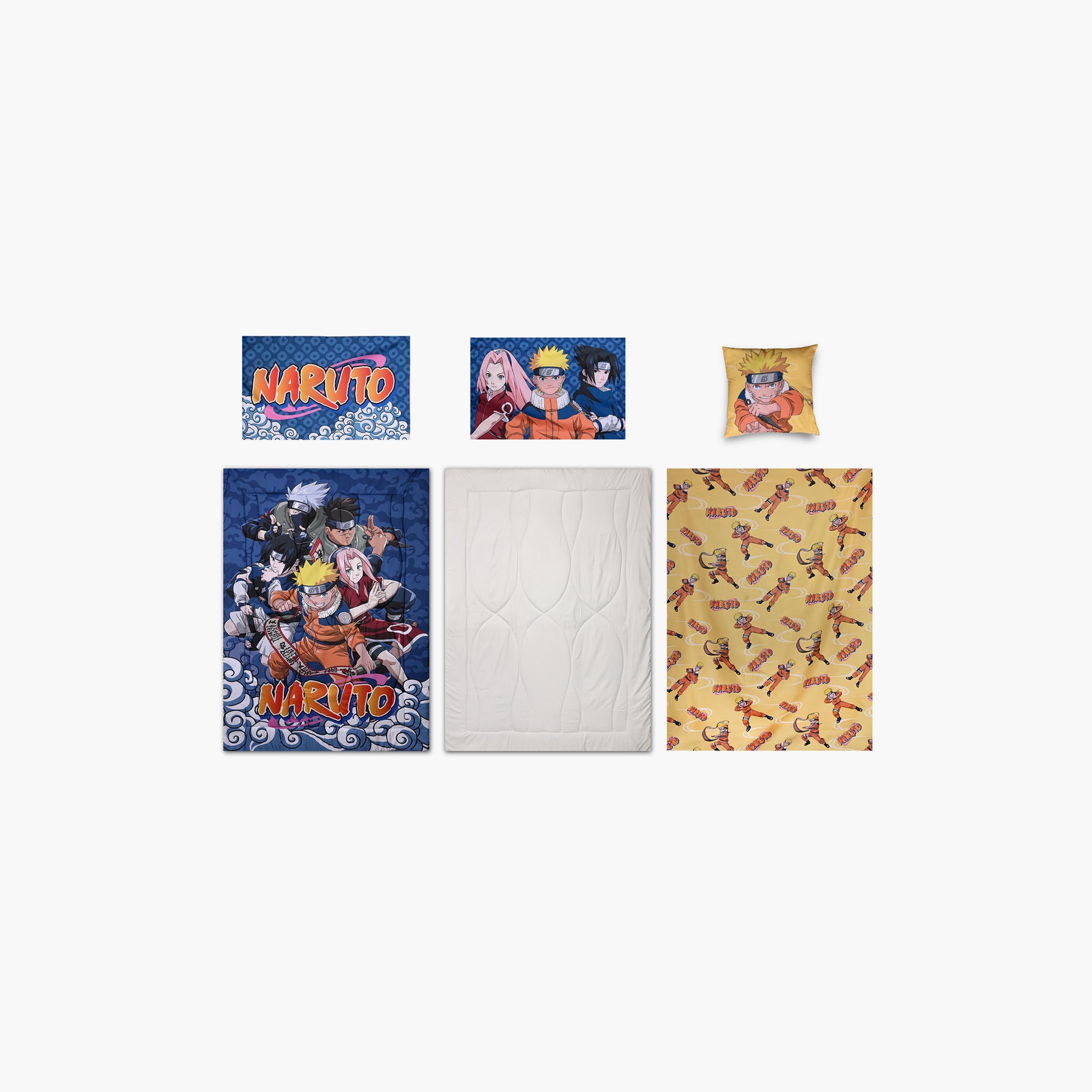 Naruto 5-in-1 Comforter Set - Orange-baby-nursery-blanketsandswaddles-receivingblankets-image-1