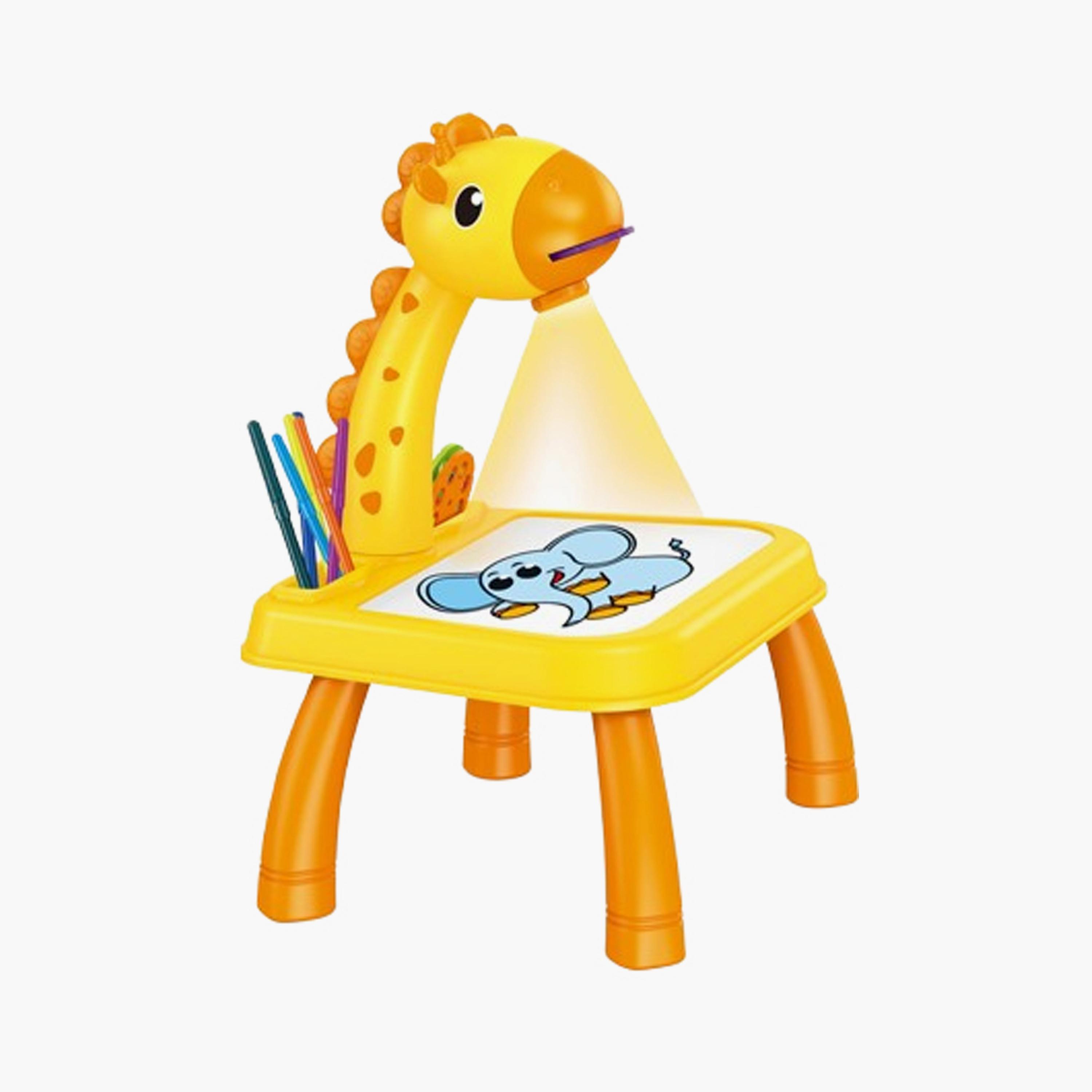 Kikibebe Projection Painting Machine with Music - Yellow-toys-educational-musicaltoys-image-1