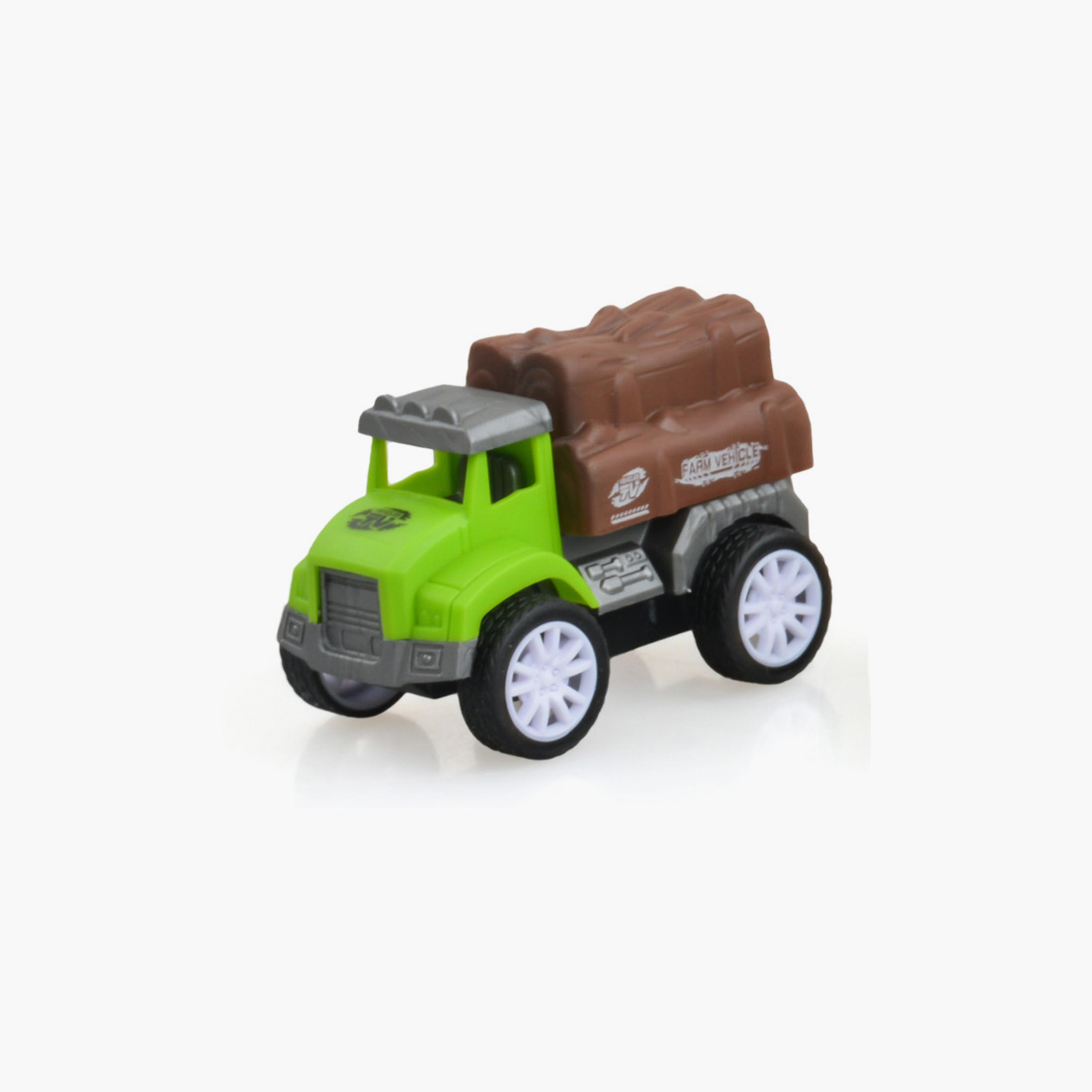 Kikibebe 3-Piece Friction Truck Set - Green-toys-playvehicles-vehicleplaysets-image-2