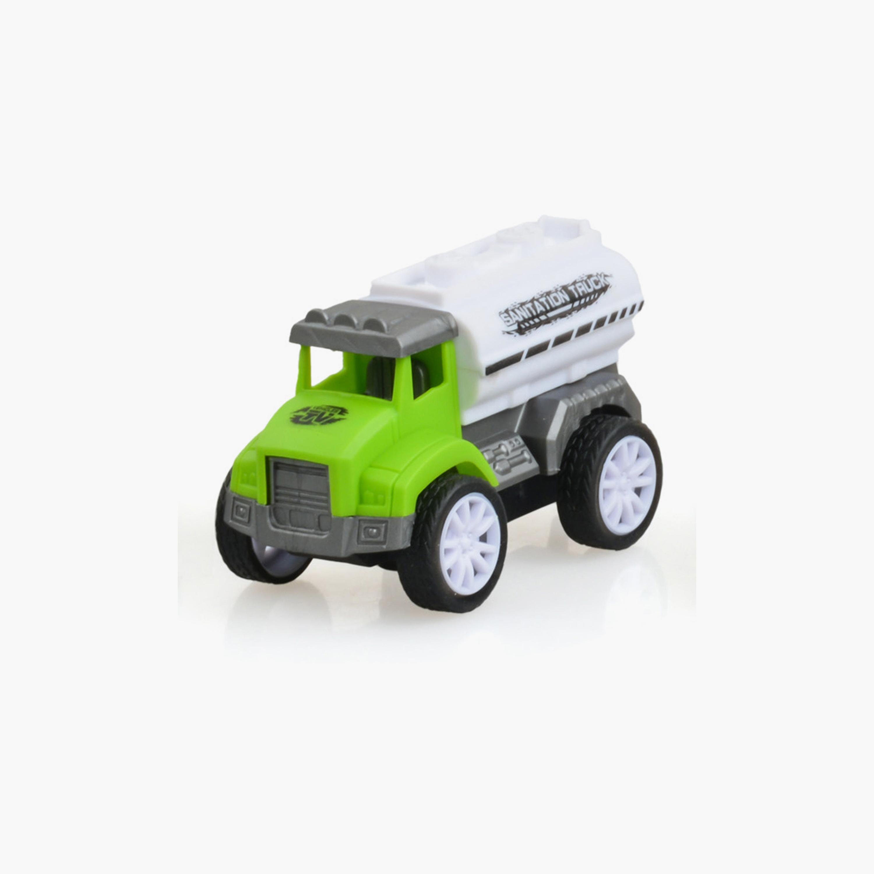 Kikibebe 3-Piece Friction Truck Set - Green-toys-playvehicles-vehicleplaysets-image-3