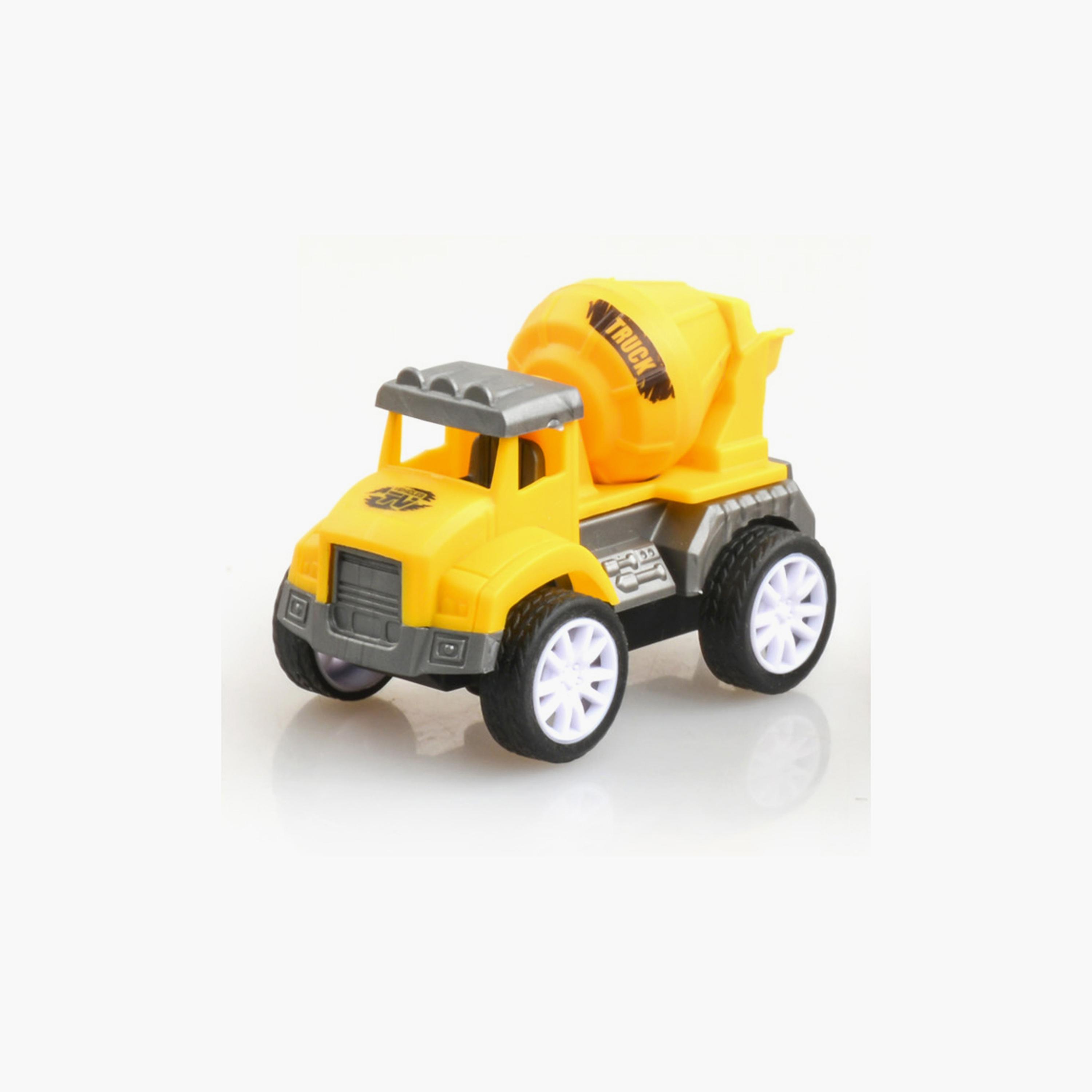 مجموعة شاحنات كيكيبيبي 2 قطعة تعمل بالاحتكاك - رمادي وأصفر-toys-playvehicles-cars-image-1