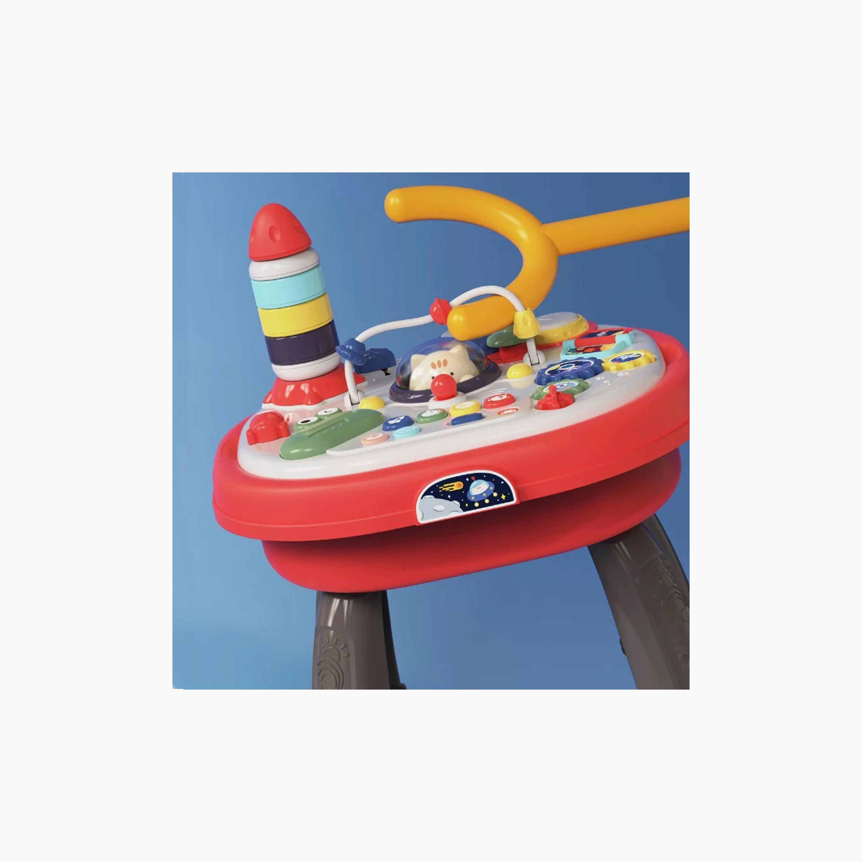 Kikibebe Multi-Functional Double-Sided Puzzle Game Table - Meow Meow - Red-toys-indoortoys-puzzles-image-2