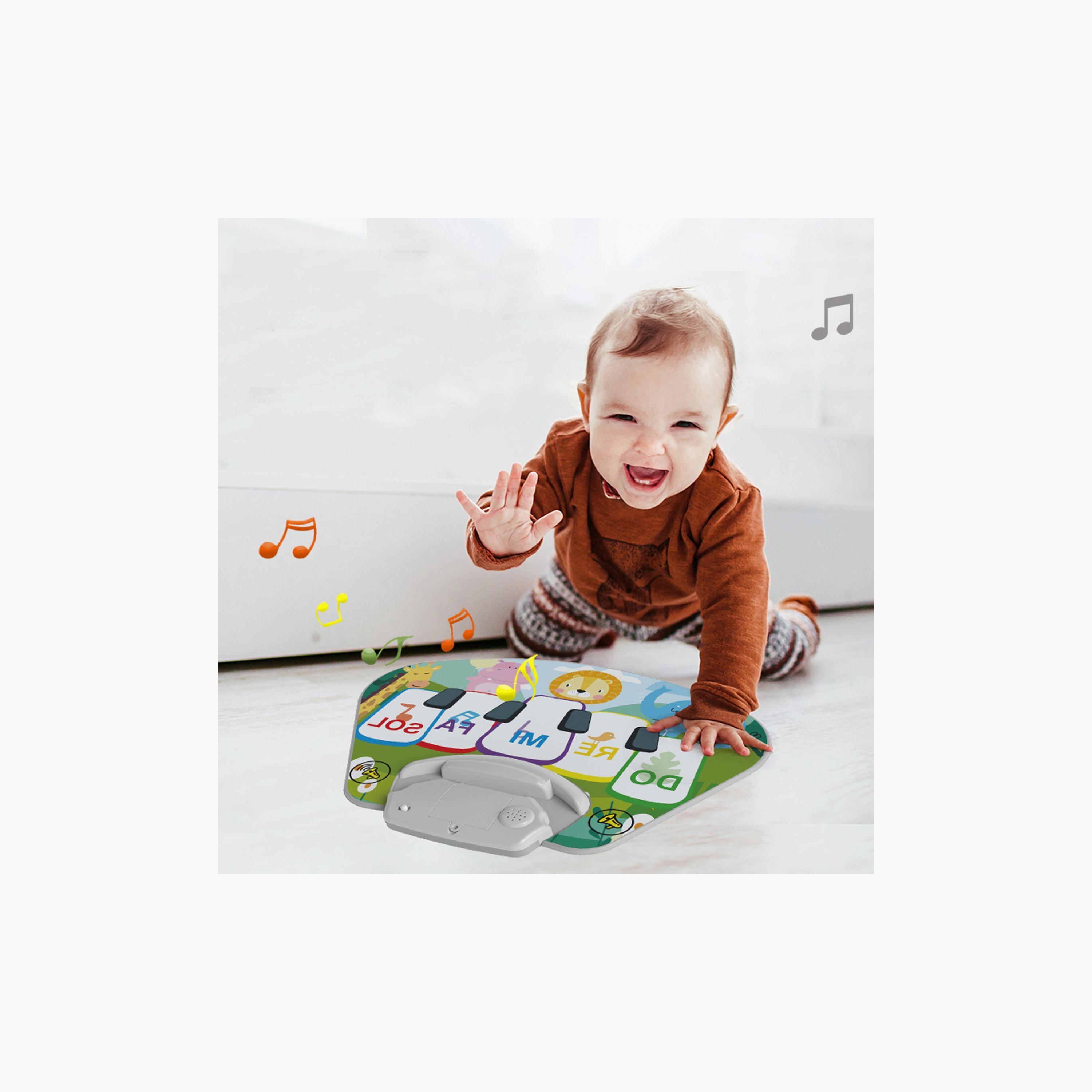 Kikibebe 3-in-1 Happy Jumping Chair with Arc-Shaped Bouncing Base & Shock Absorber - Grey-baby-infantactivity-image-3