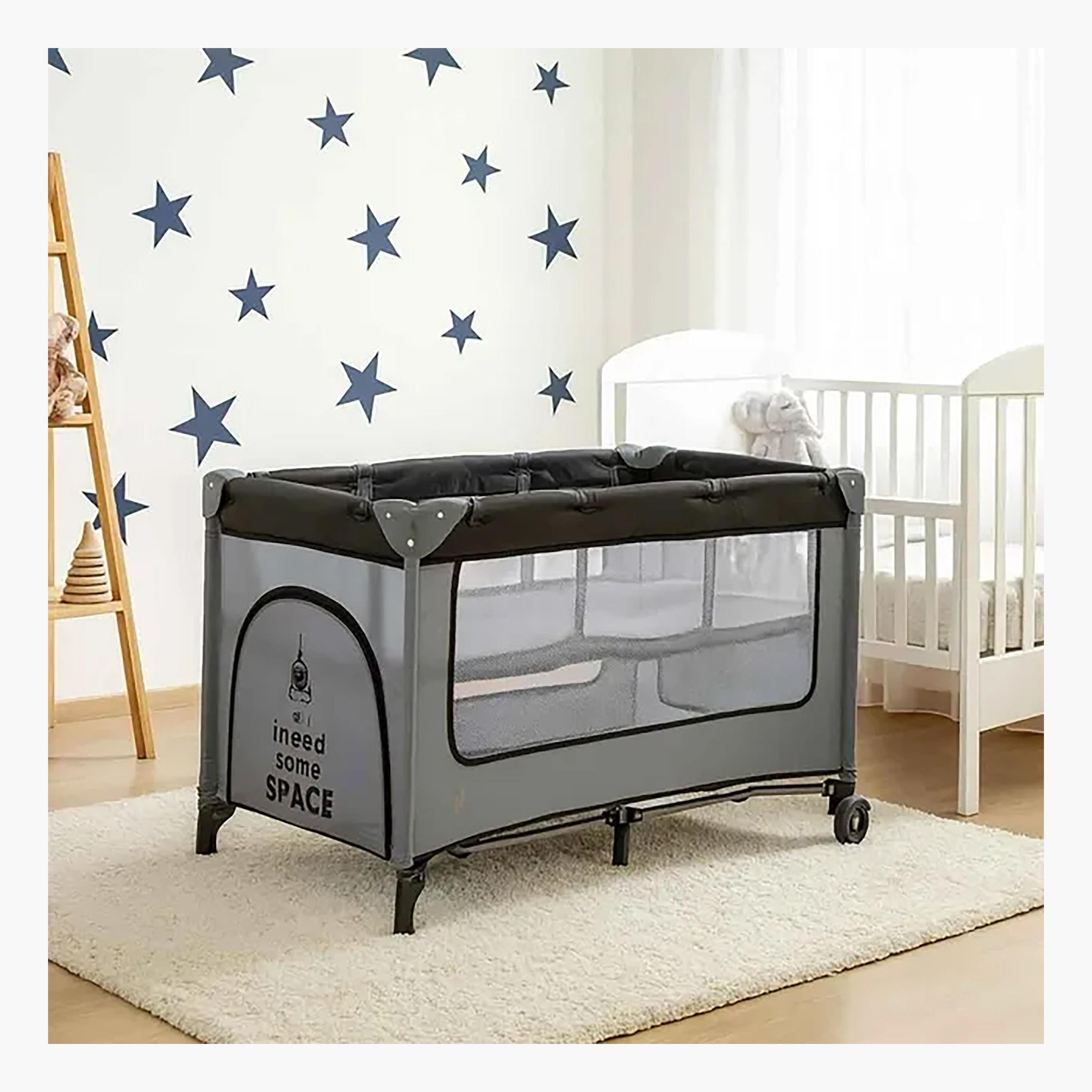 Kikibebe Portable Multi-Functional Foldable Baby Crib & Playpen-baby-nursery-furniture-cribsandbeds-travelcots-image-2