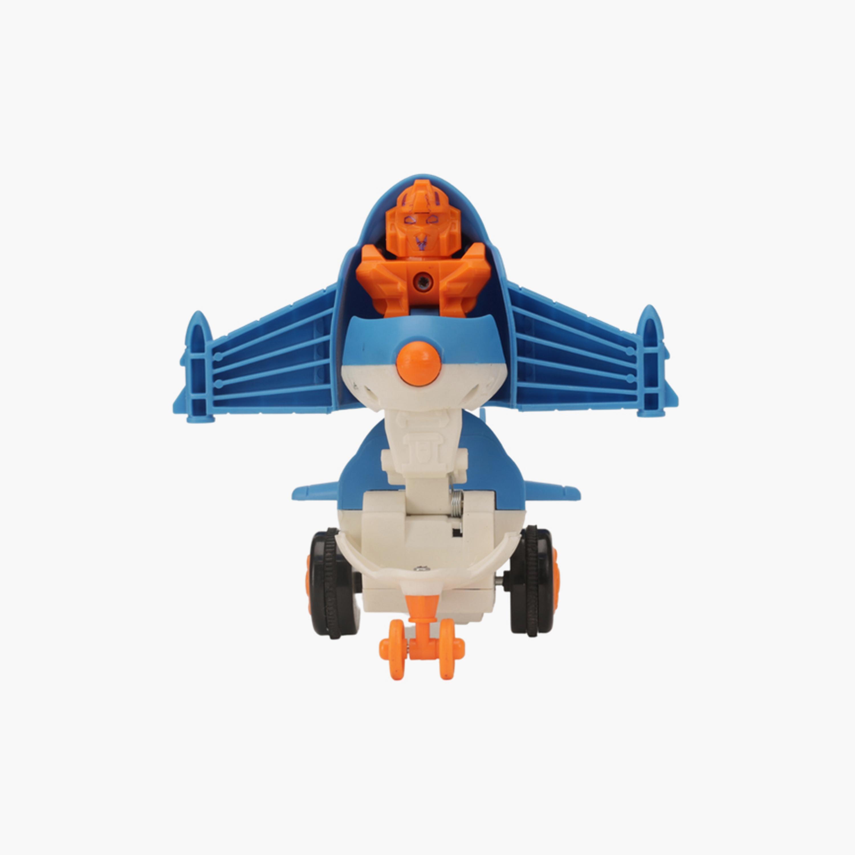 Urban Tots 2-in-1 Transformer Robot and Plane - Multicolor-toys-babyandtoddlertoys-pushandpulltoys-image-1