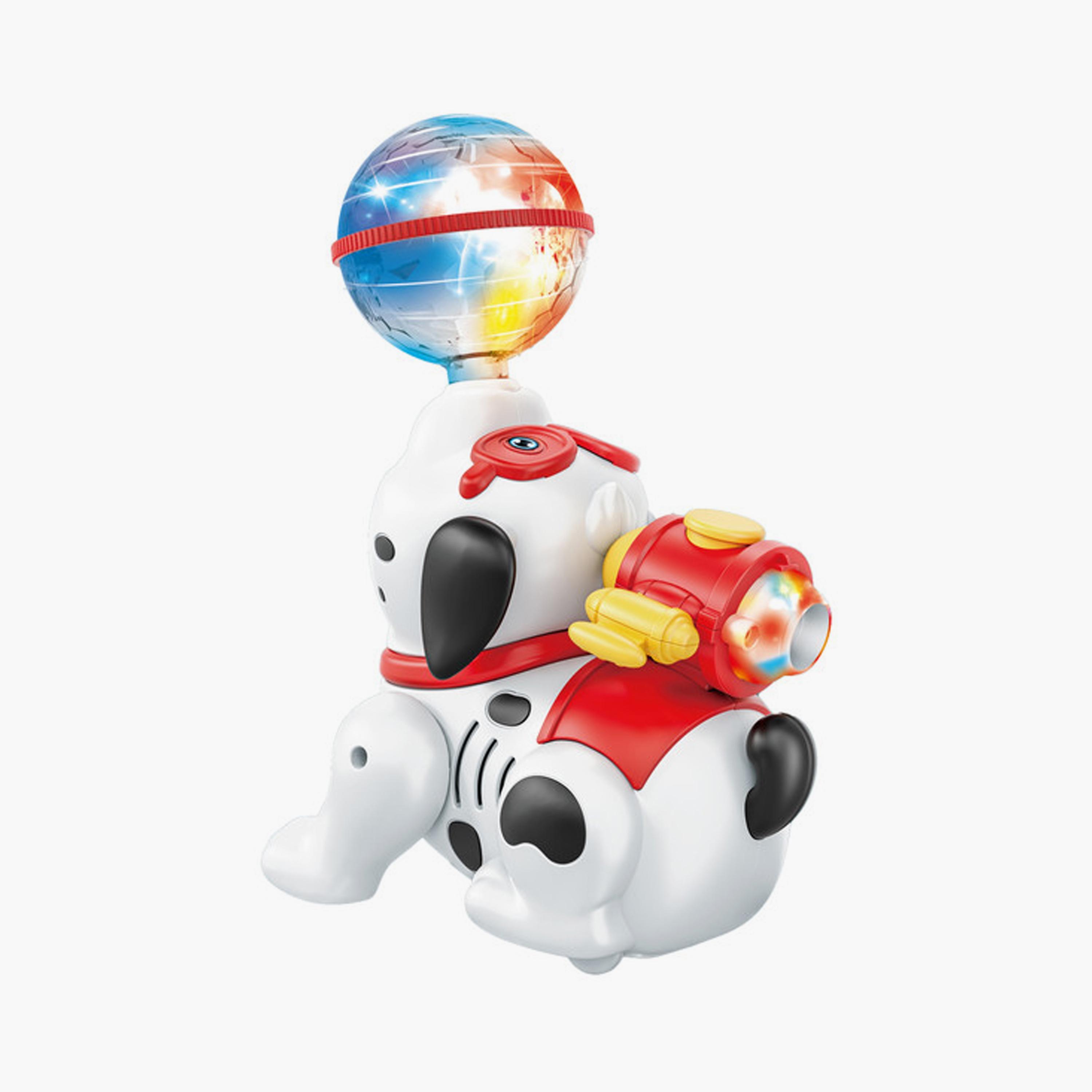 Urban Tots 360° Rotating Dog Toy - White-toys-babyandtoddlertoys-lightsandmusicaltoys-image-3
