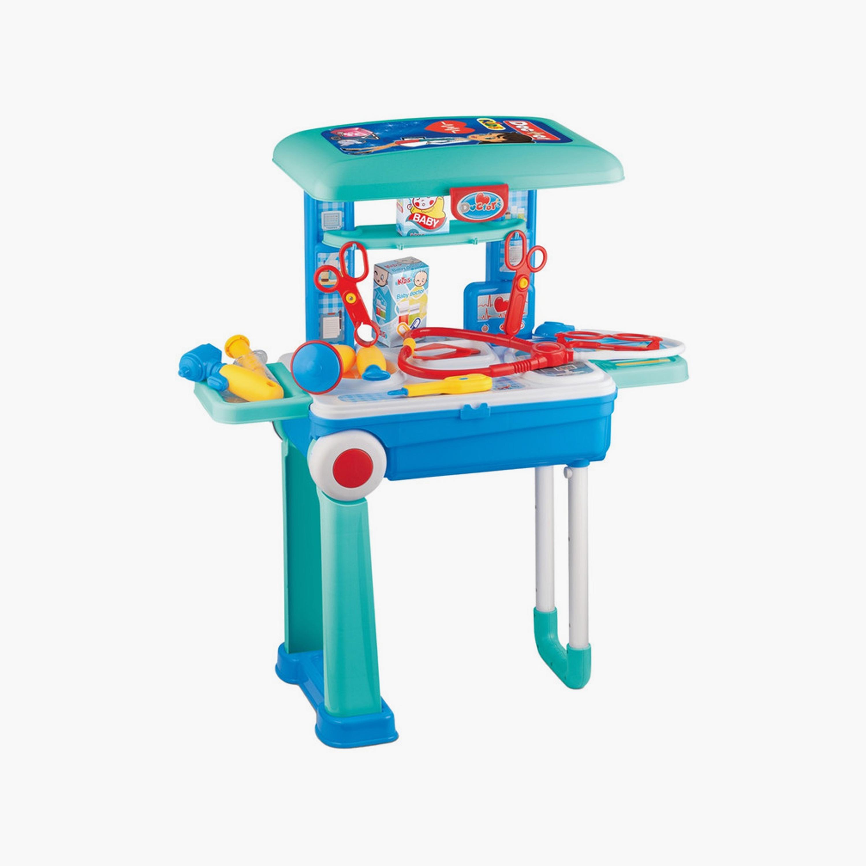 Urban Tots Trolley Doctor Set - Blue-toys-roleplay-doctorsets-image-2