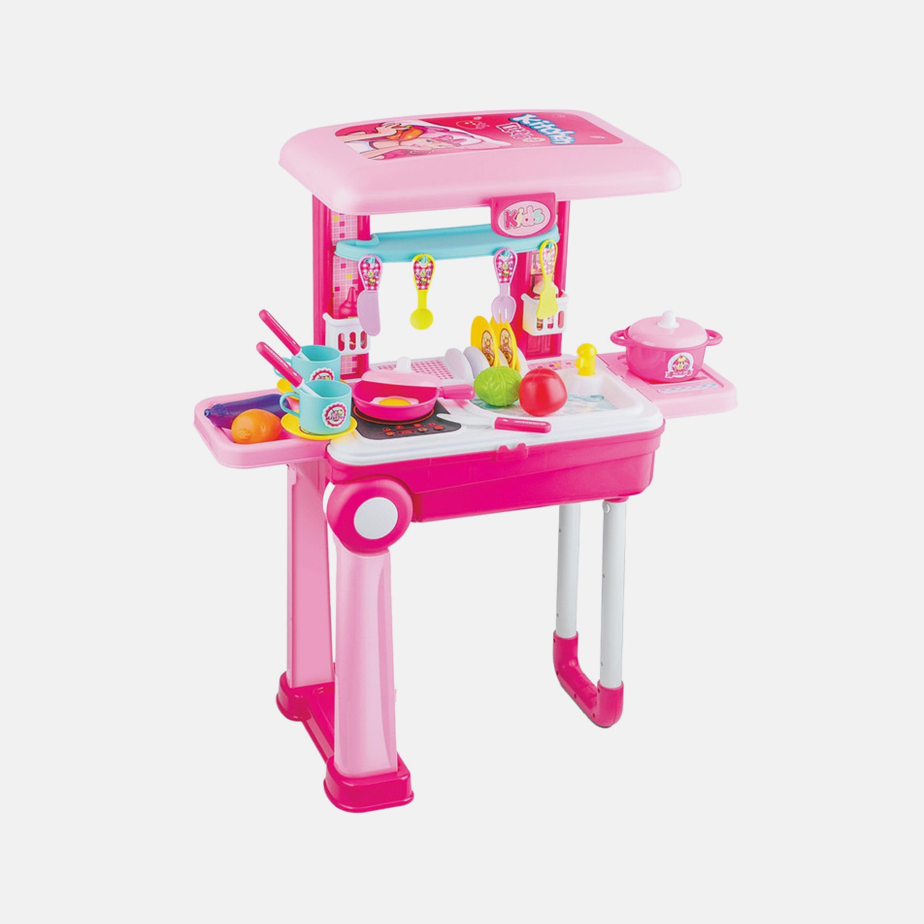 Urban Tots Trolly Kitchen Set - Multicolor-toys-roleplay-kitchensets-image-2