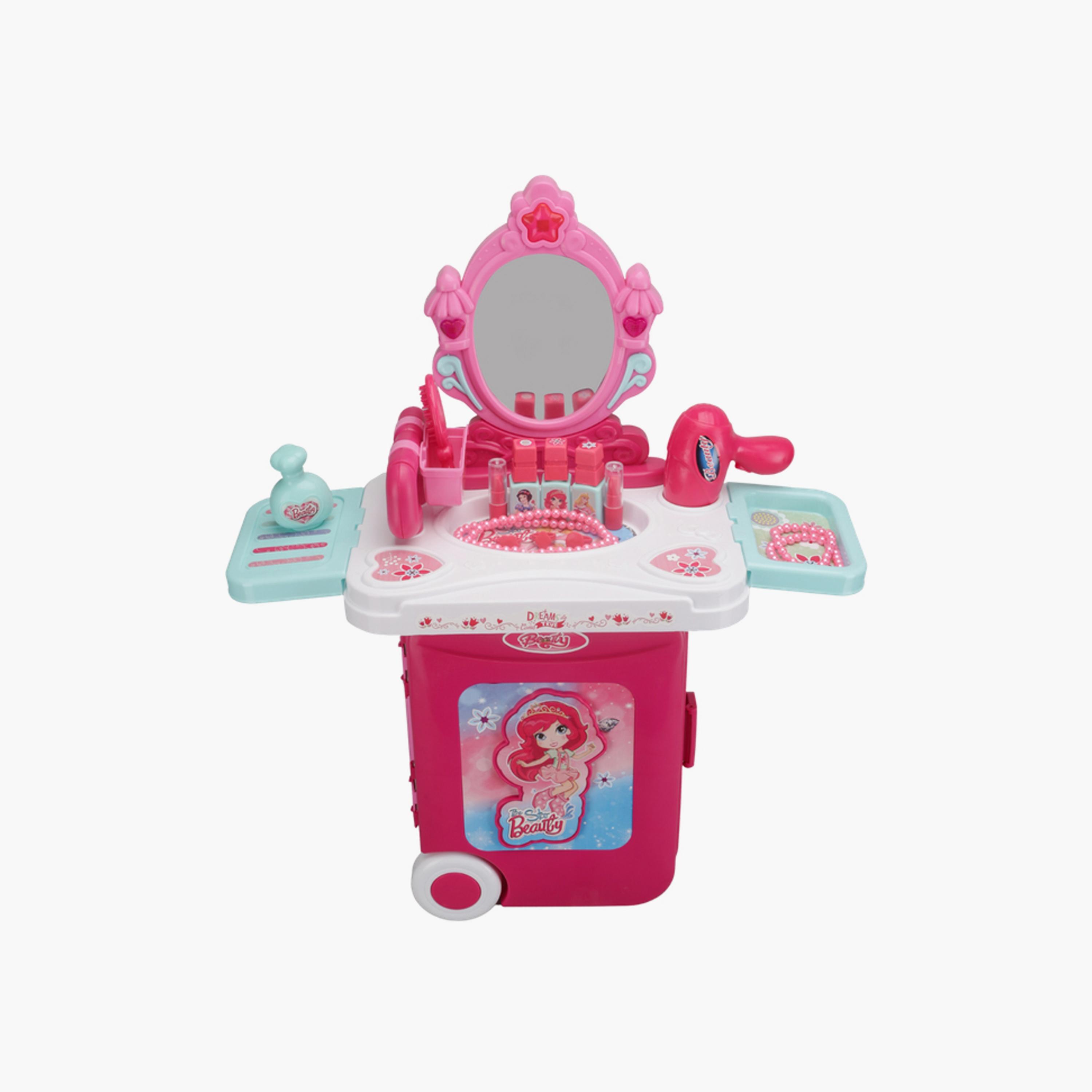 Urban Tots Big Trolley Beauty Set - Pink-toys-roleplay-makeupandcosmeticsets-image-1