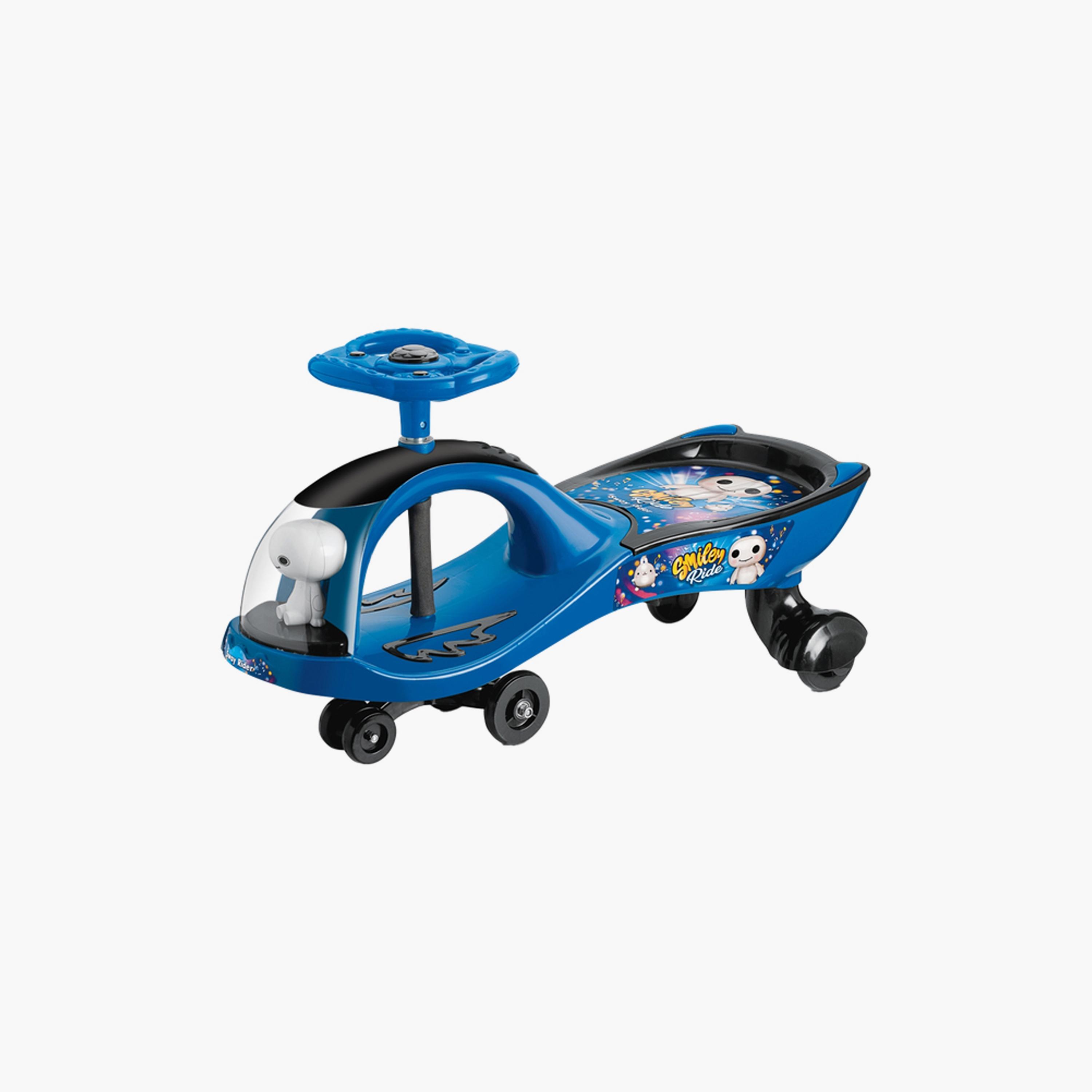 Urban Tots Smily Rider Swing Ride-On - Red & Blue-toys-outdoor-scooters-image-1