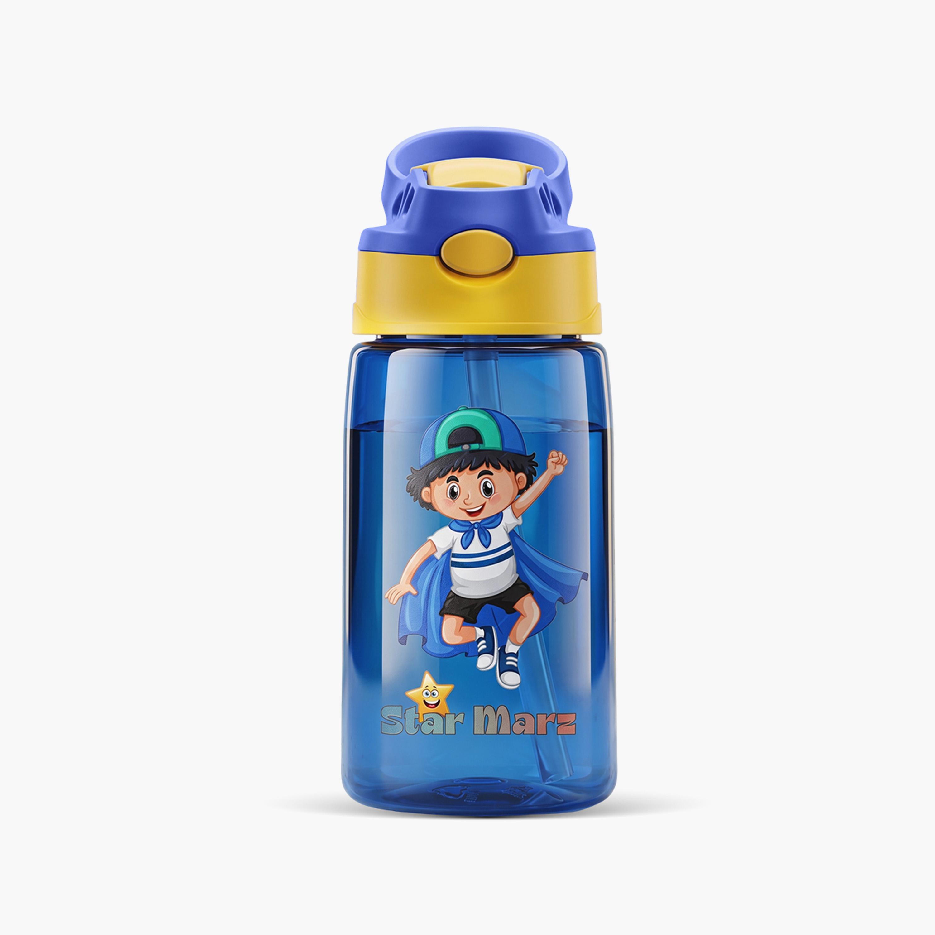 Starmarz Kids Sipper Water Bottle - 480 mL - Blue-school-waterbottles-image-1