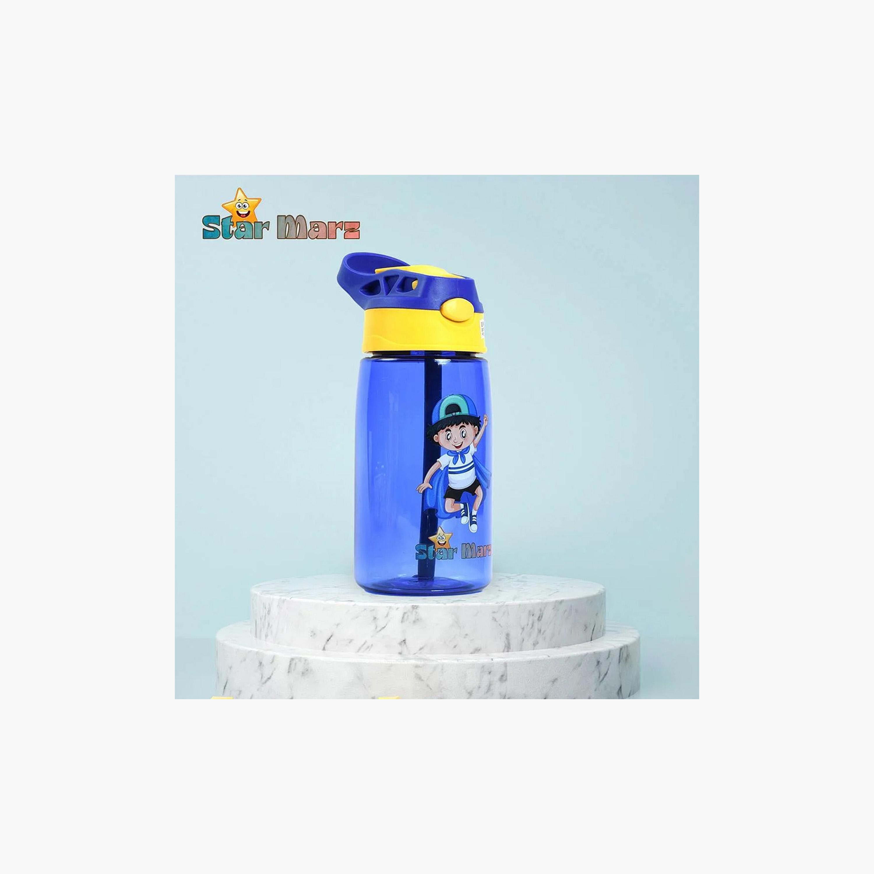 Starmarz Kids Sipper Water Bottle - 480 mL - Blue-school-waterbottles-image-6
