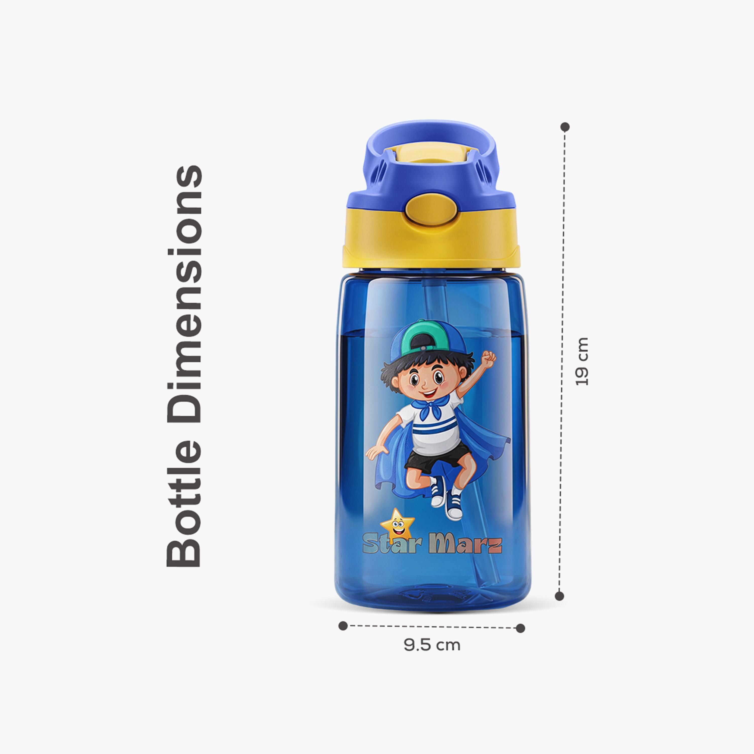 Starmarz Kids Sipper Water Bottle - 480 mL - Blue-school-waterbottles-image-8