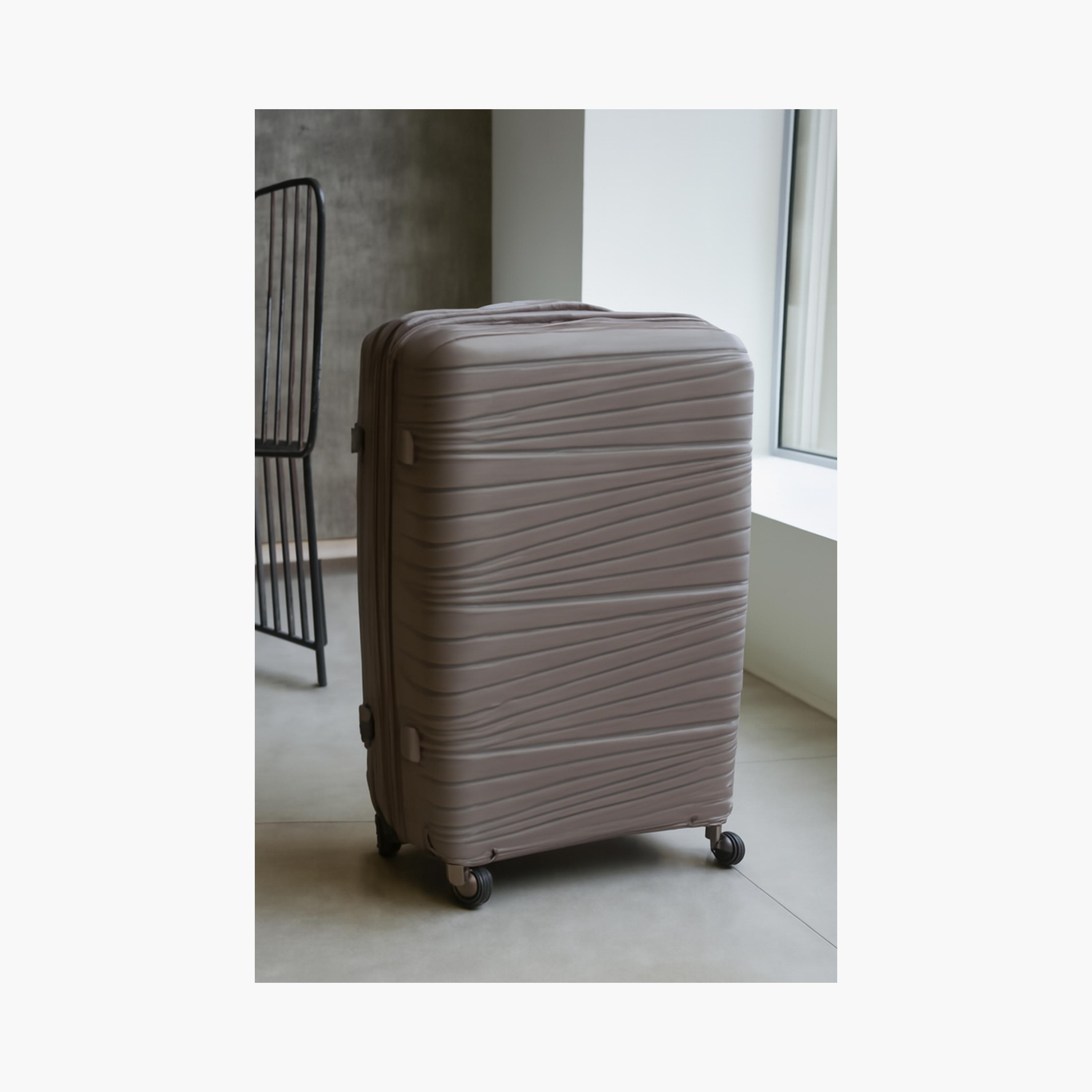 W.O.K 3-Piece Hard Shell Luggage Set - 20 Inch/24 Inch/28 Inch - Coffee-baby-gear-luggage-image-3