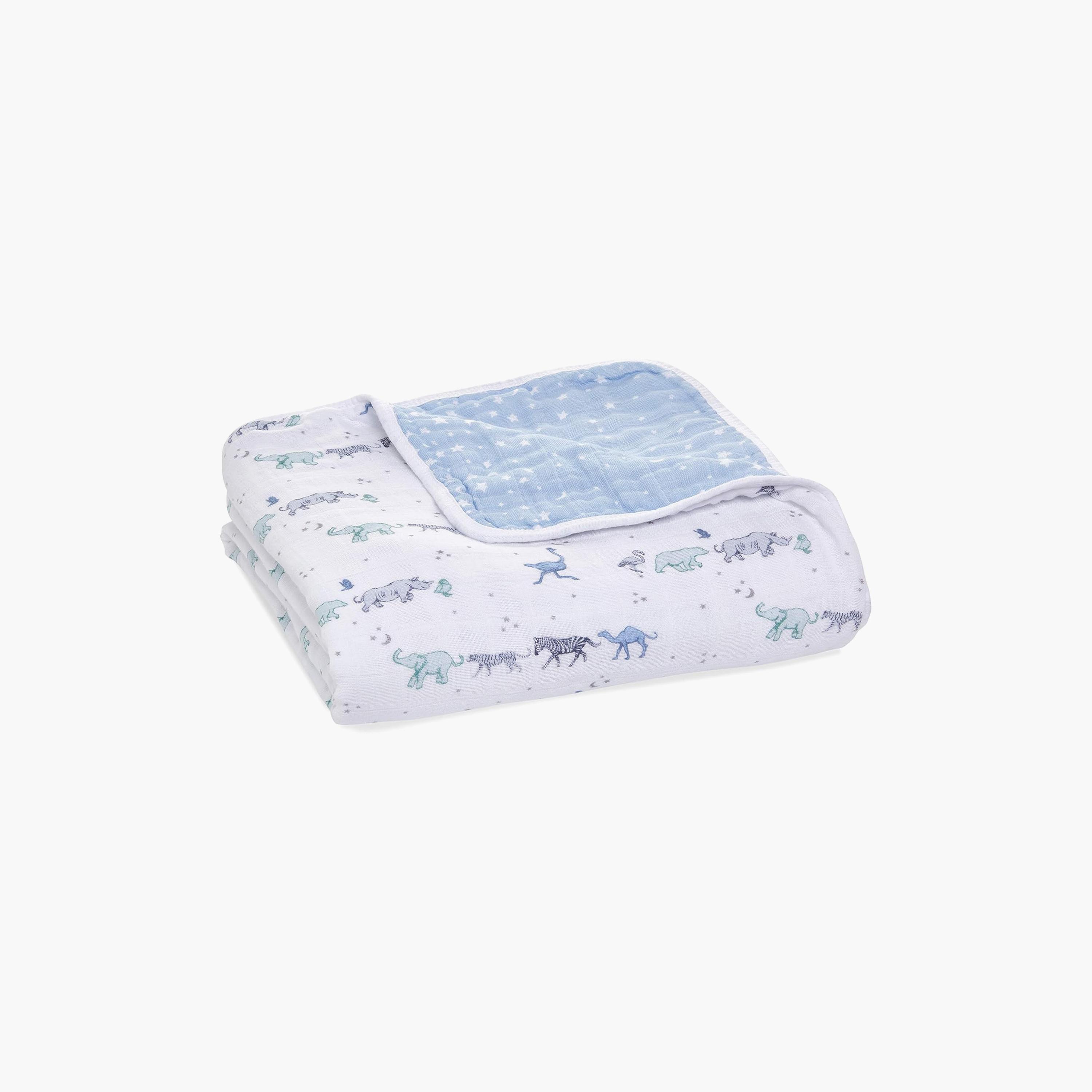 Aden + Anais Organic Cotton Muslin Blanket - Rising Star-baby-nursery-blanketsandswaddles-blanketsandquilts-image-1