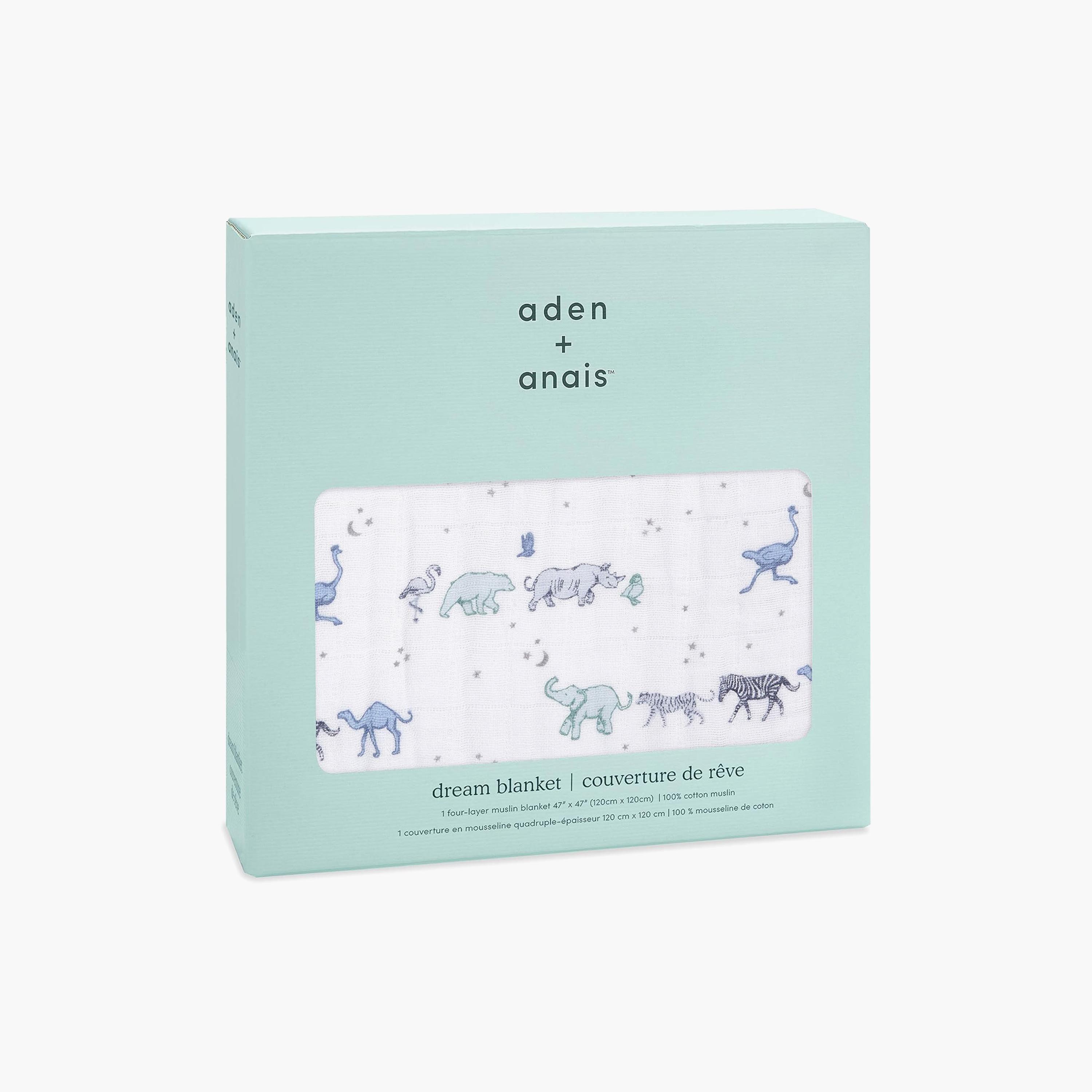 Aden + Anais Organic Cotton Muslin Blanket - Rising Star-baby-nursery-blanketsandswaddles-blanketsandquilts-image-3