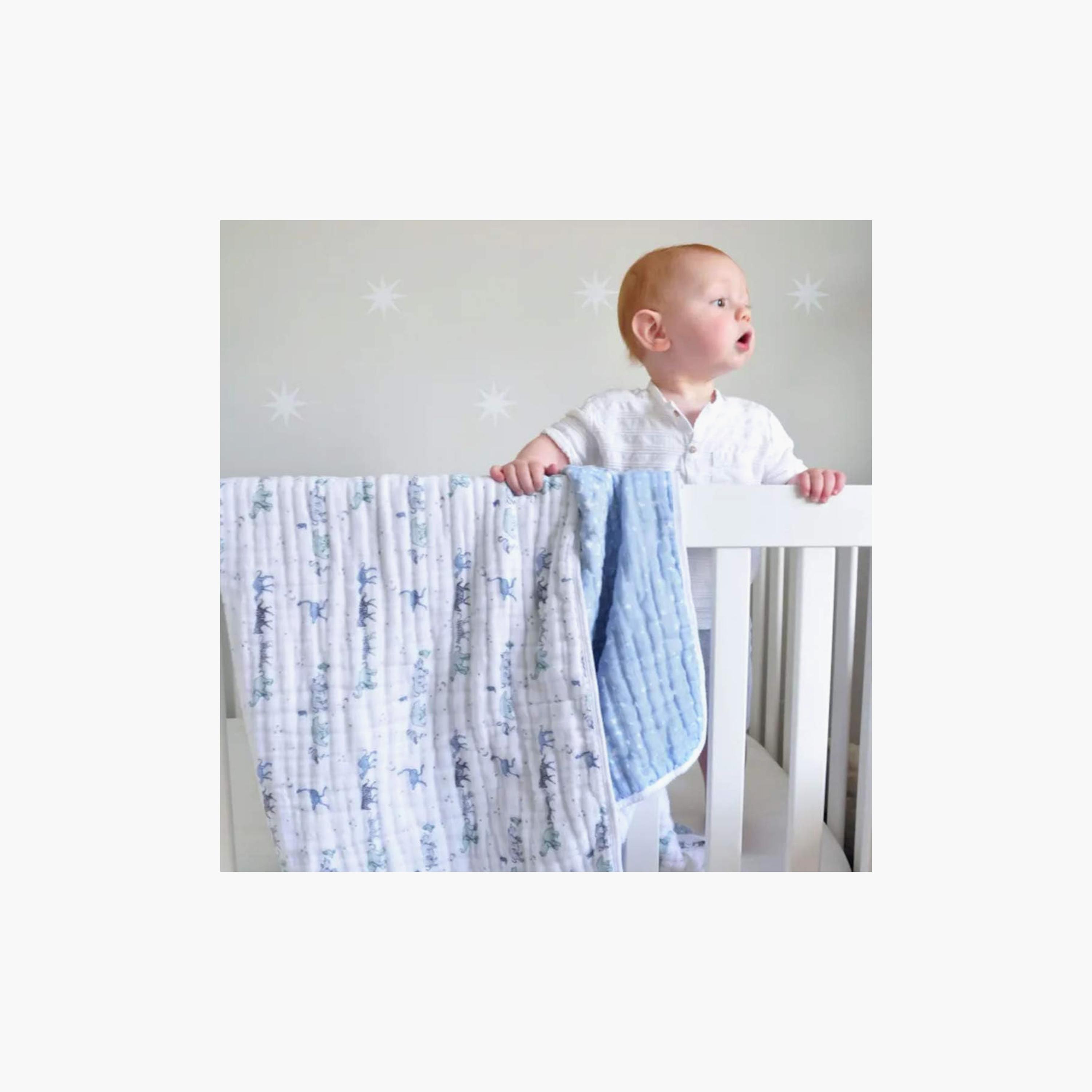 Aden + Anais Organic Cotton Muslin Blanket - Rising Star-baby-nursery-blanketsandswaddles-blanketsandquilts-image-4