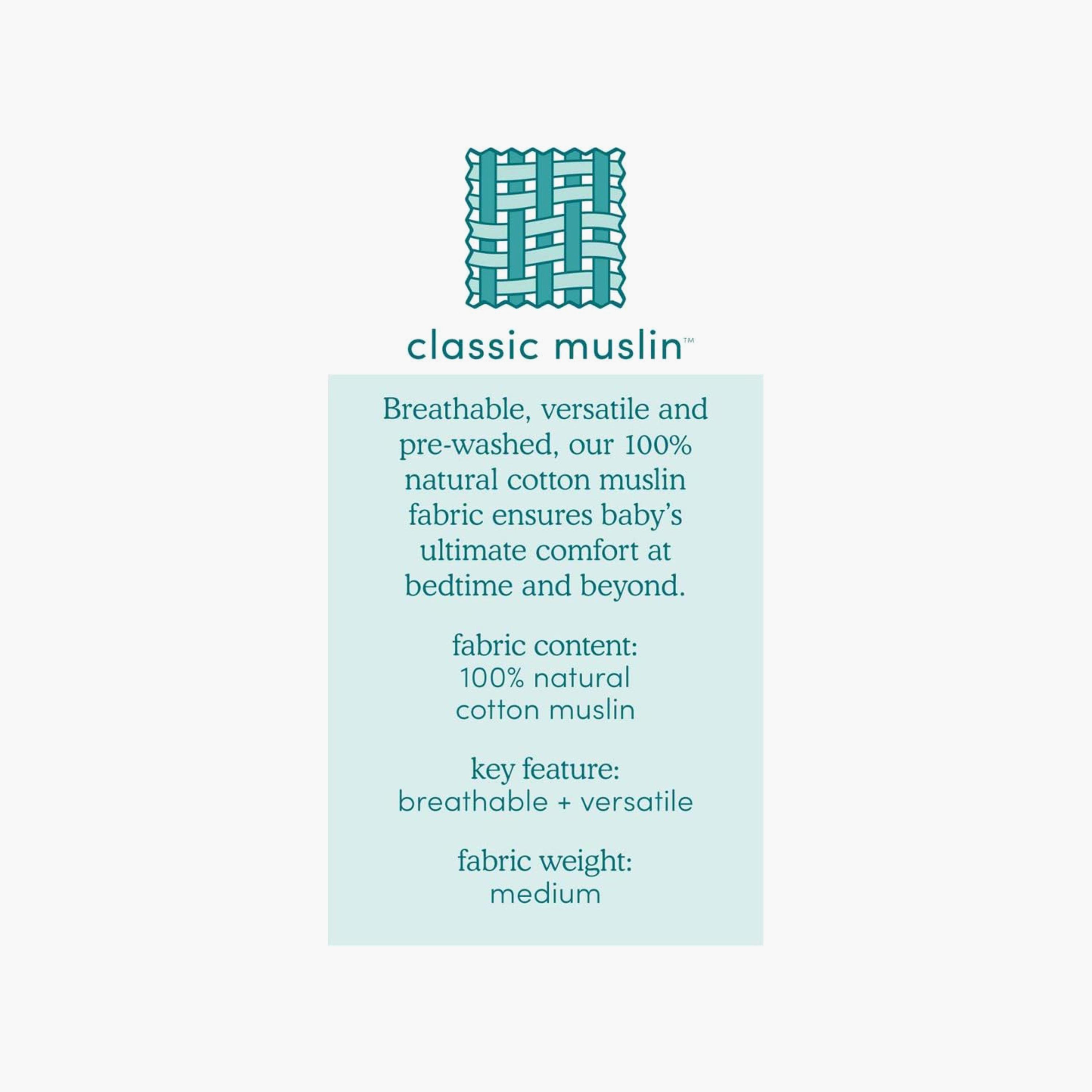 Aden + Anais Organic Cotton Muslin Blanket - Rising Star-baby-nursery-blanketsandswaddles-blanketsandquilts-image-5
