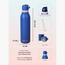 SNAPTRON Quicksip Twist Stainless Steel Water Bottle - 1 L-household-dining-teaandcoffee-vacuumflaskscoffeeandteapots-image-2