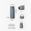 SNAPTRON Stainless Steel Water Bottle - 1 L-household-dining-teaandcoffee-vacuumflaskscoffeeandteapots-image-2