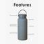 SNAPTRON Stainless Steel Water Bottle - 1 L-household-dining-teaandcoffee-vacuumflaskscoffeeandteapots-image-3