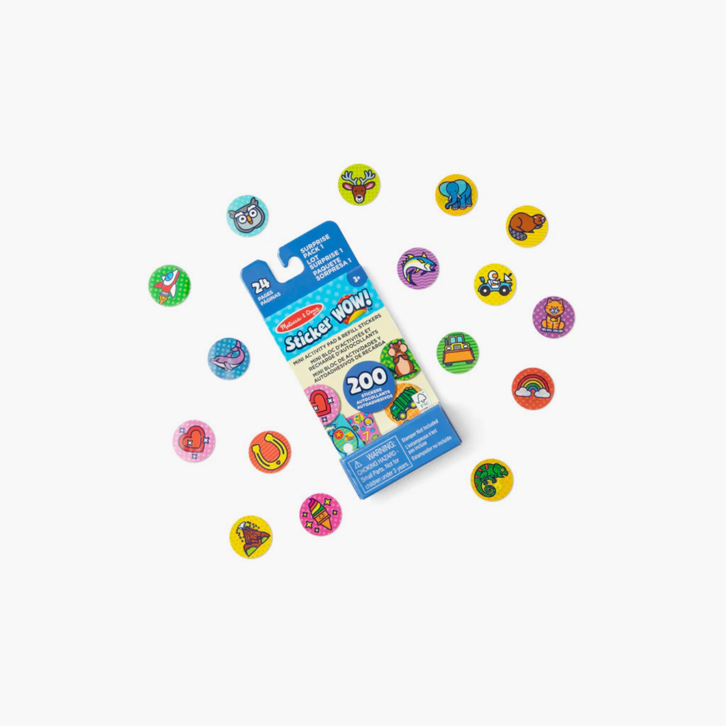 Melissa & Doug Sticker WOW! Mini Activity Pad with Refill Stickers - Surprise Pack 1-school-artsandcrafts-image-1