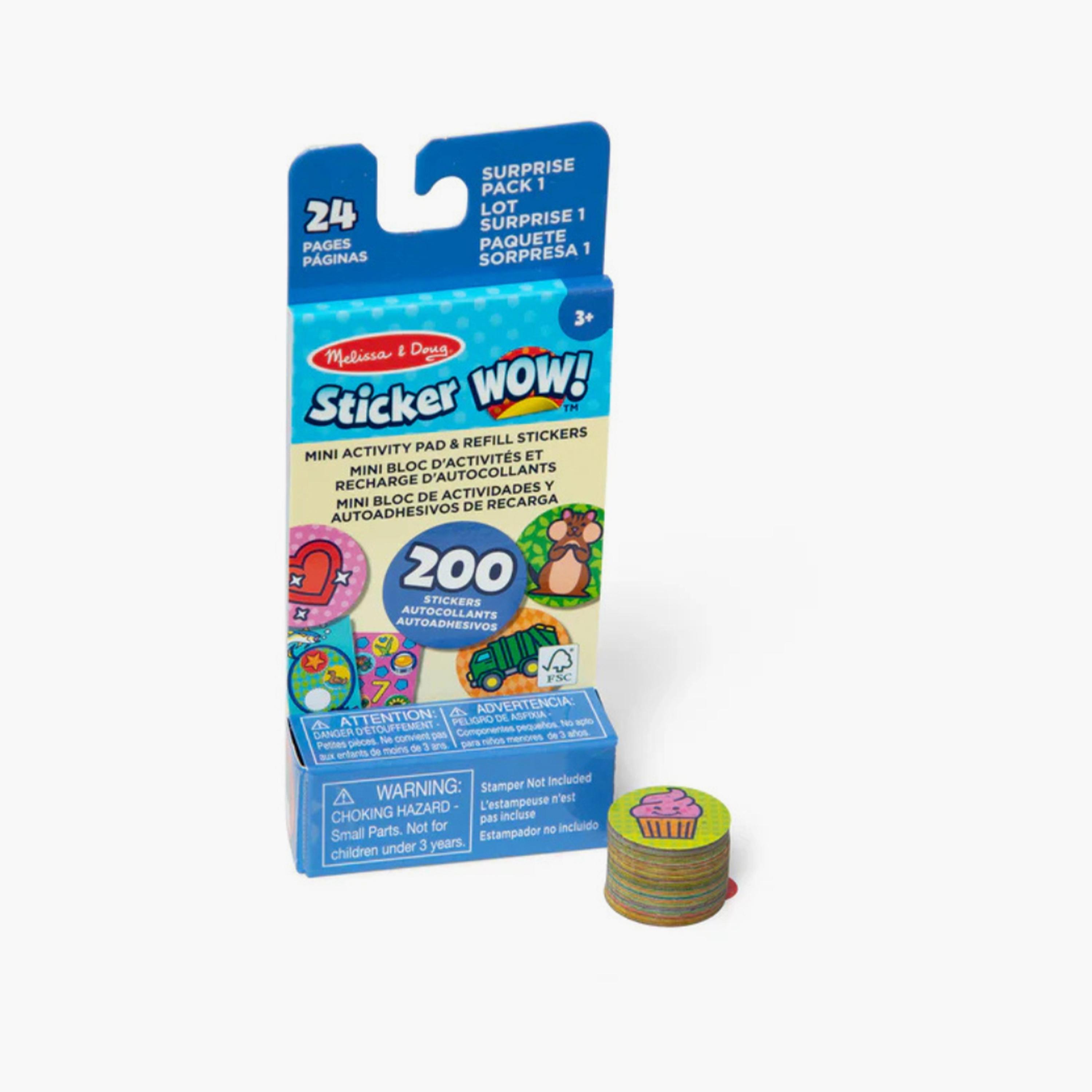 Melissa & Doug Sticker WOW! Mini Activity Pad with Refill Stickers - Surprise Pack 1-school-artsandcrafts-image-2