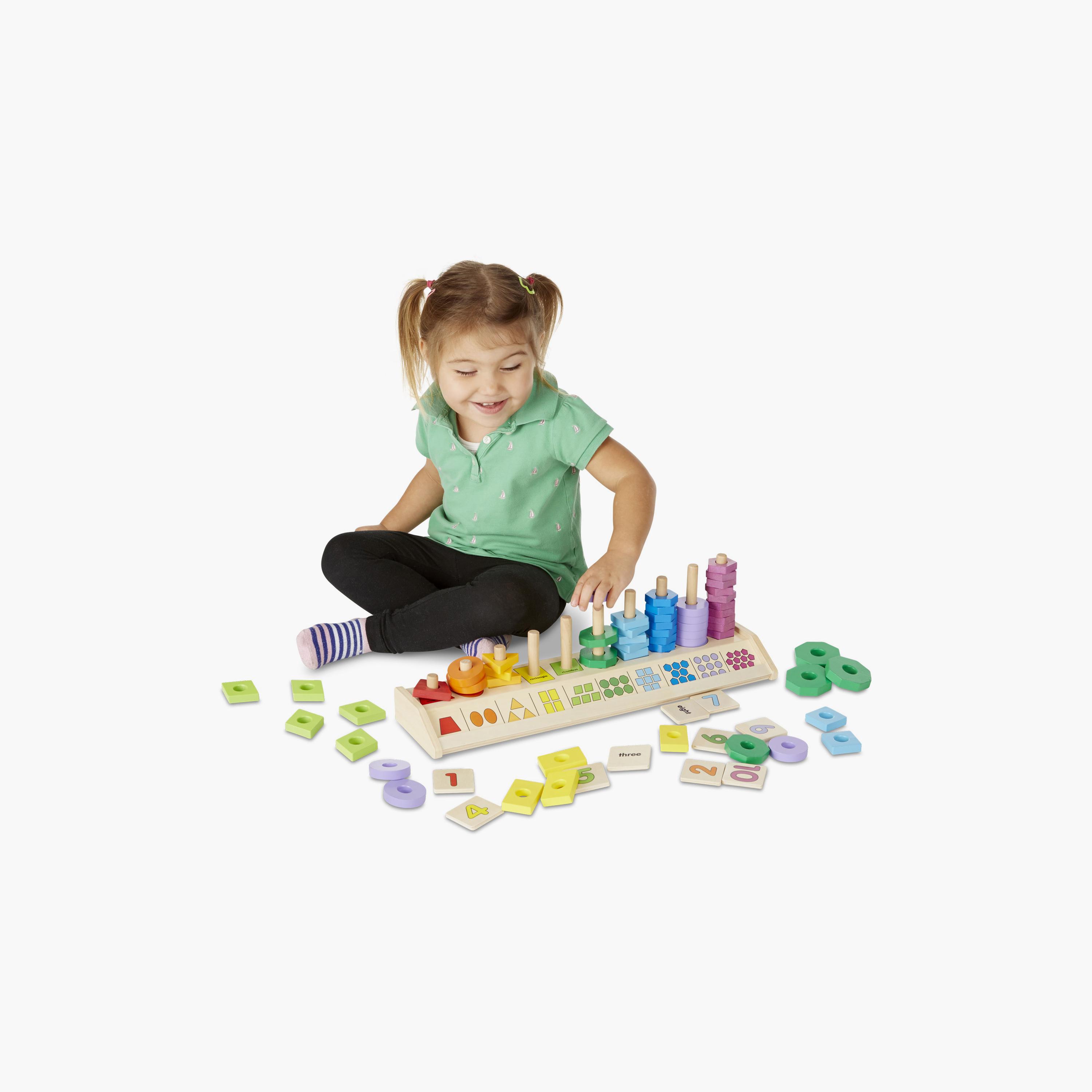 Melissa & Doug Counting Shape Stacker-toys-buildingblocks-blocks-image-3