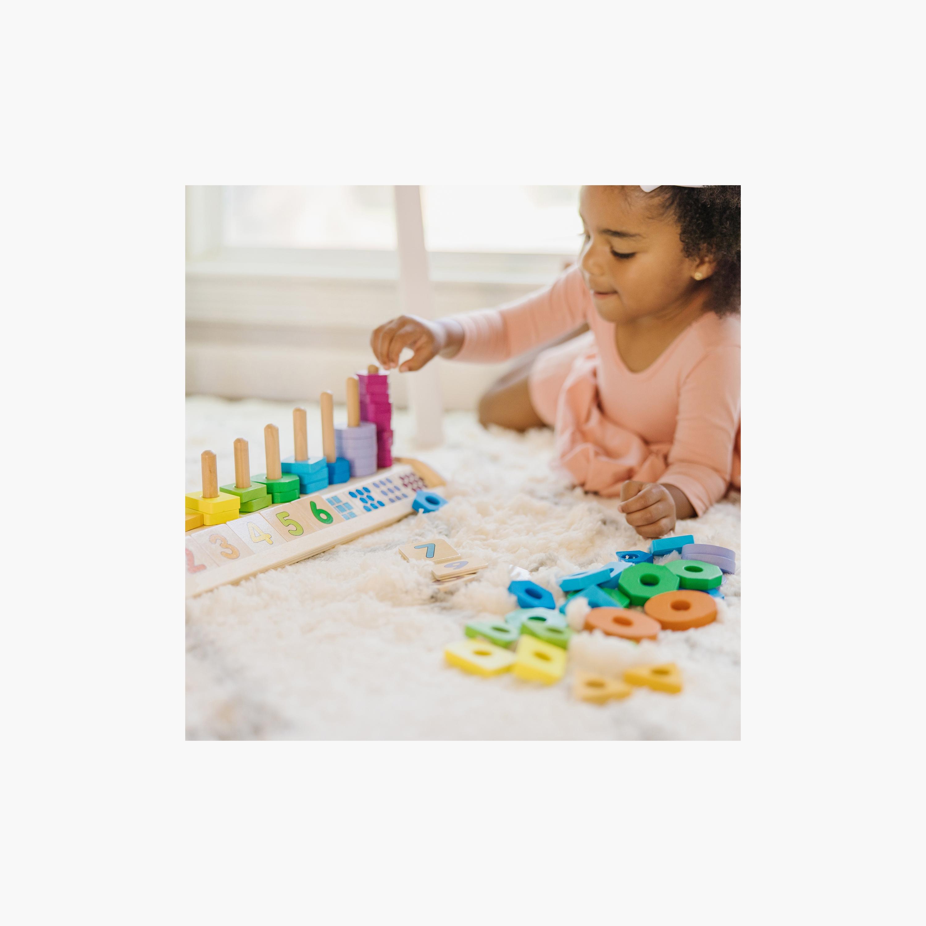 Melissa & Doug Counting Shape Stacker-toys-buildingblocks-blocks-image-4
