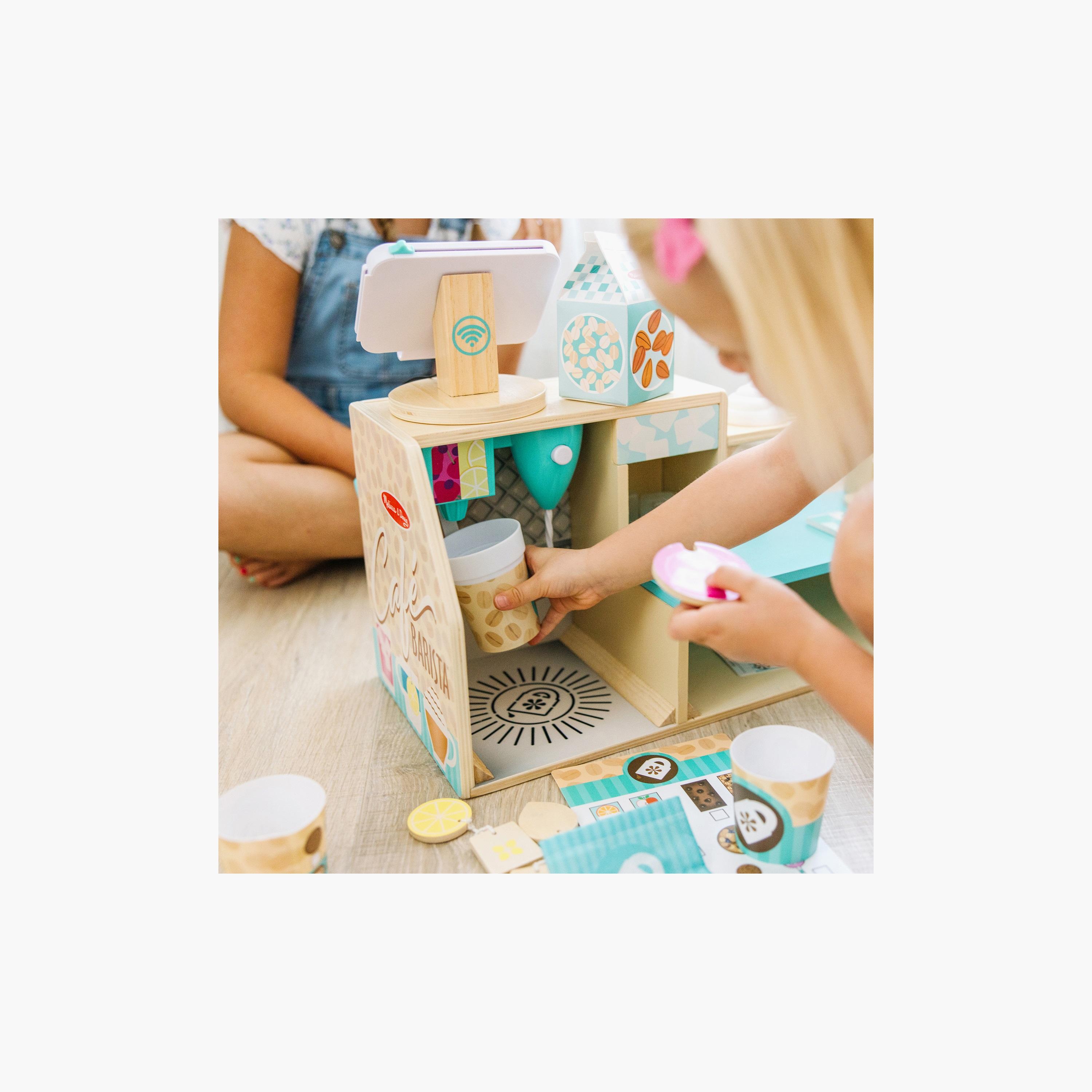 Melissa & Doug Cafe Barista Coffee Shop-toys-roleplay-playfoods-image-3